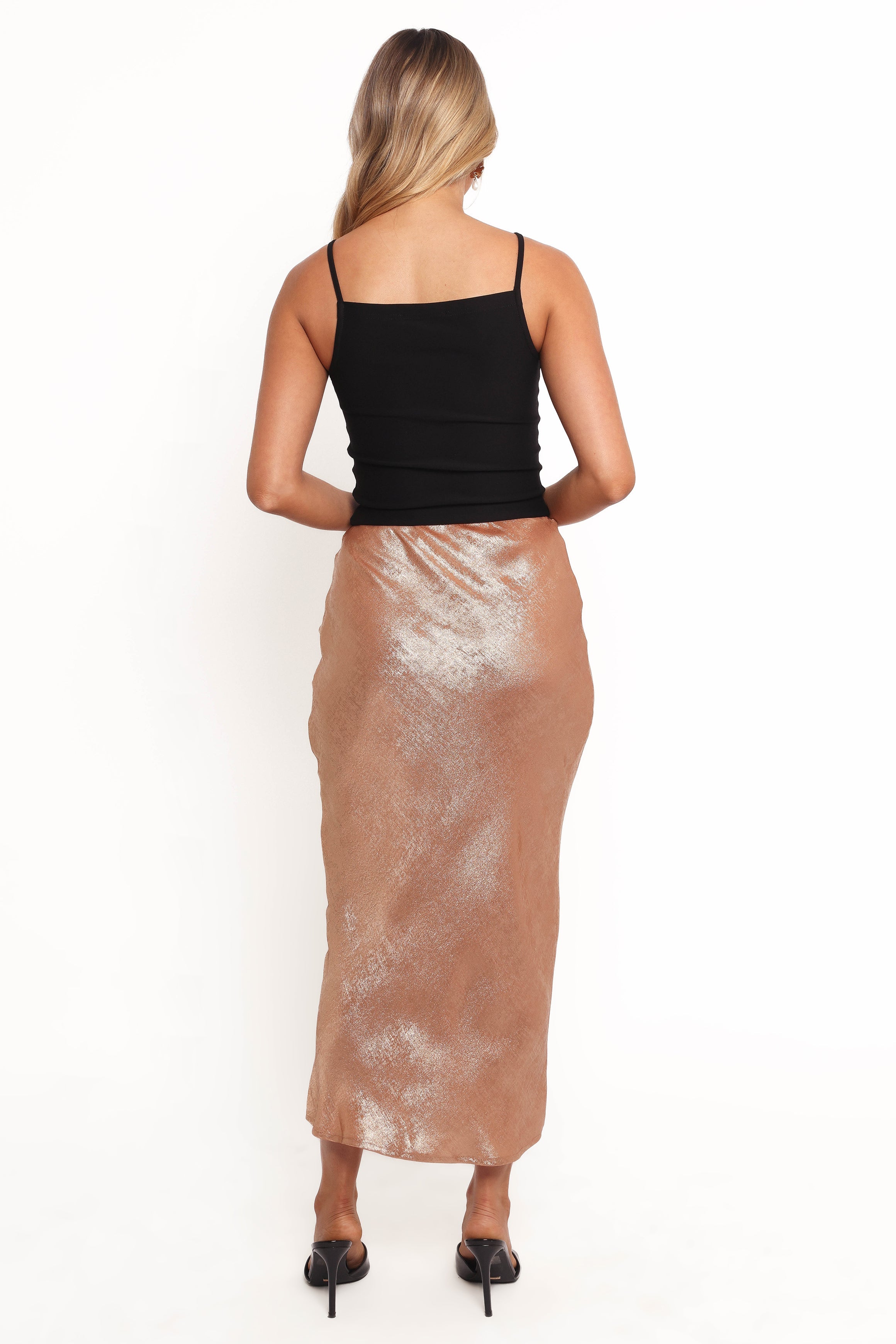 Petal and Pup USA BOTTOMS Mata Midi Skirt - Golden Sand