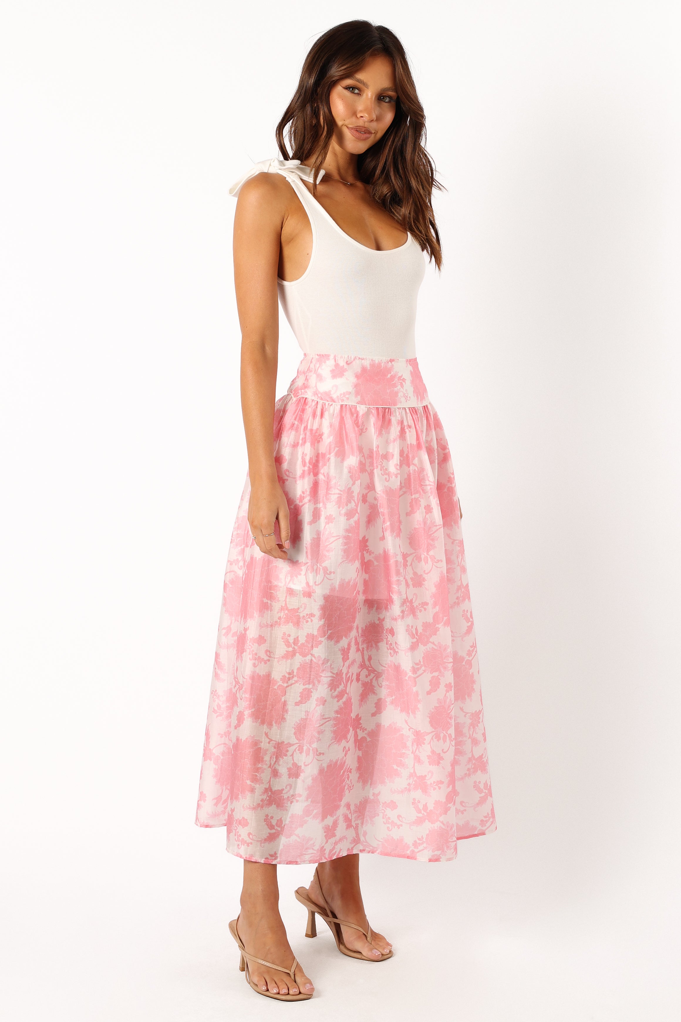 Petal and Pup USA BOTTOMS Miami Maxi Skirt - Pink Floral