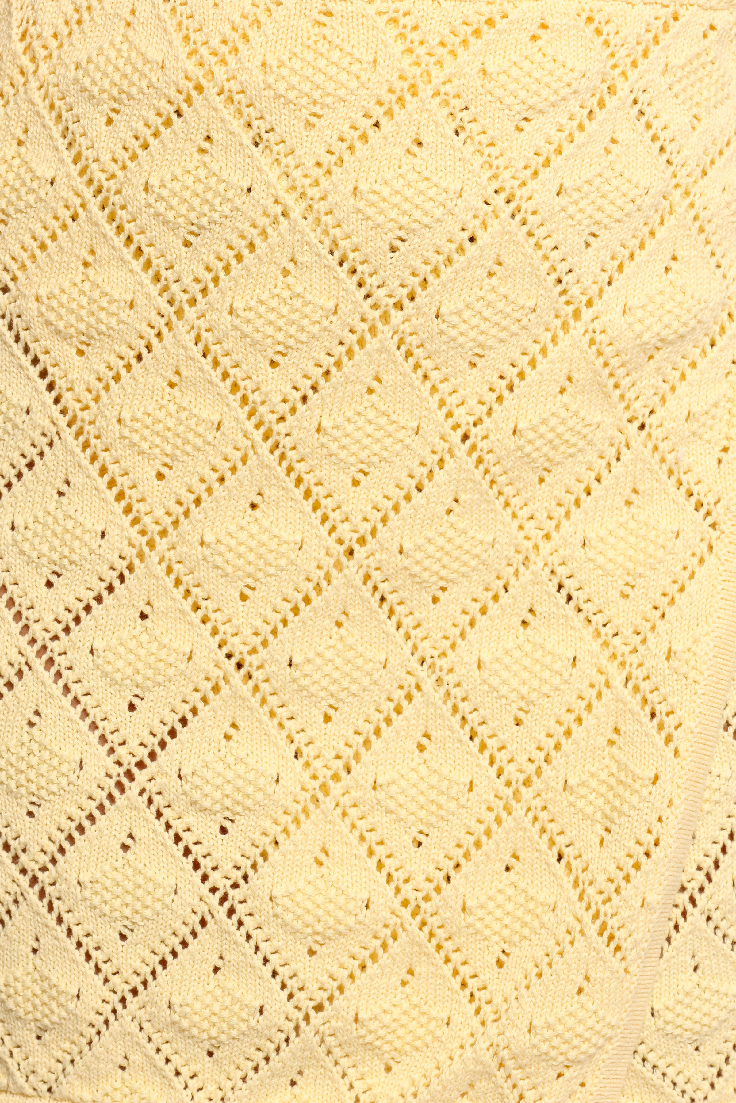 Petal and Pup USA BOTTOMS Palma Knit Mini Skirt - Butter Yellow