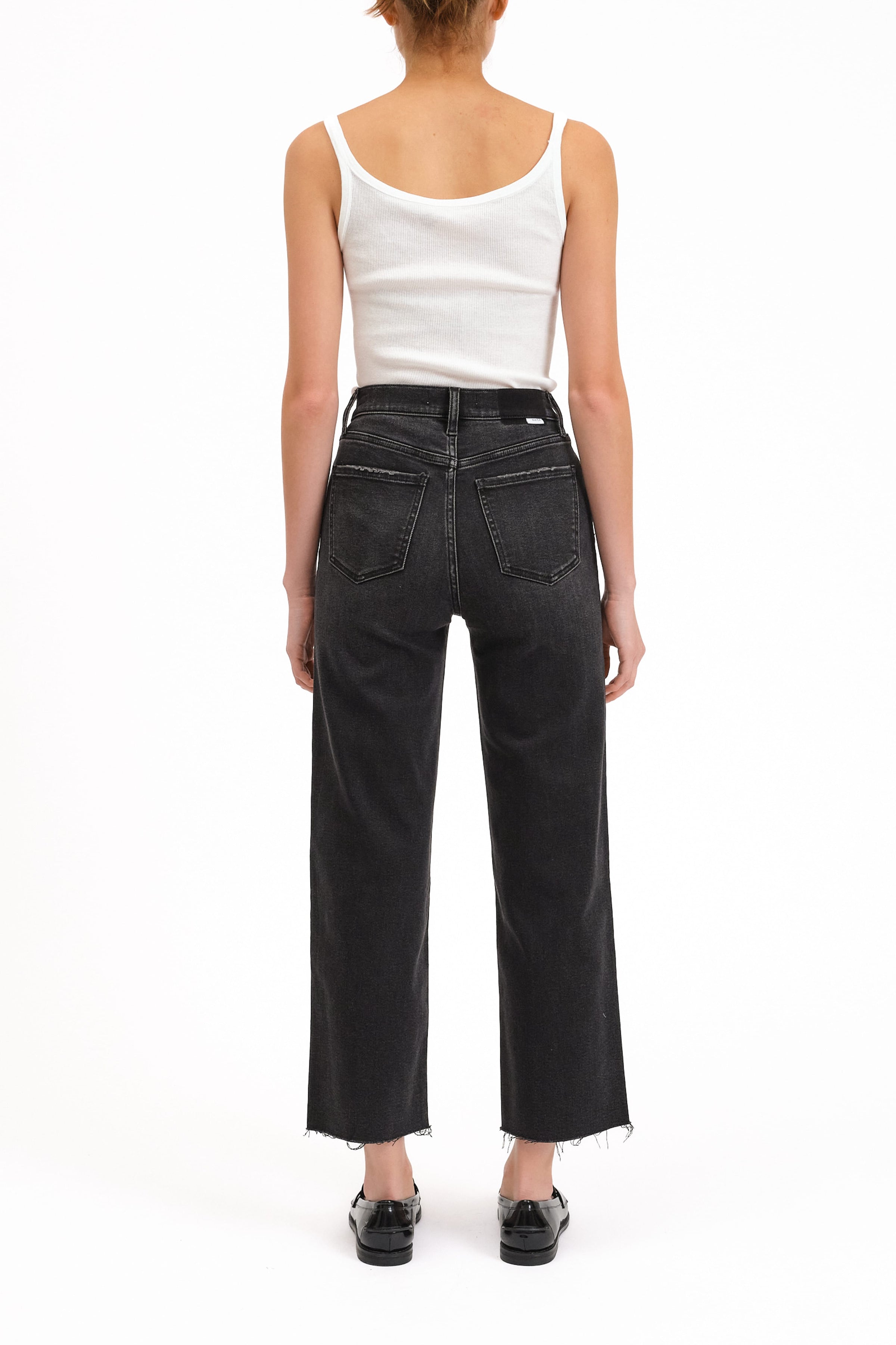 Petal and Pup USA BOTTOMS Pleaser Wide Leg Crop Jean - Twilight