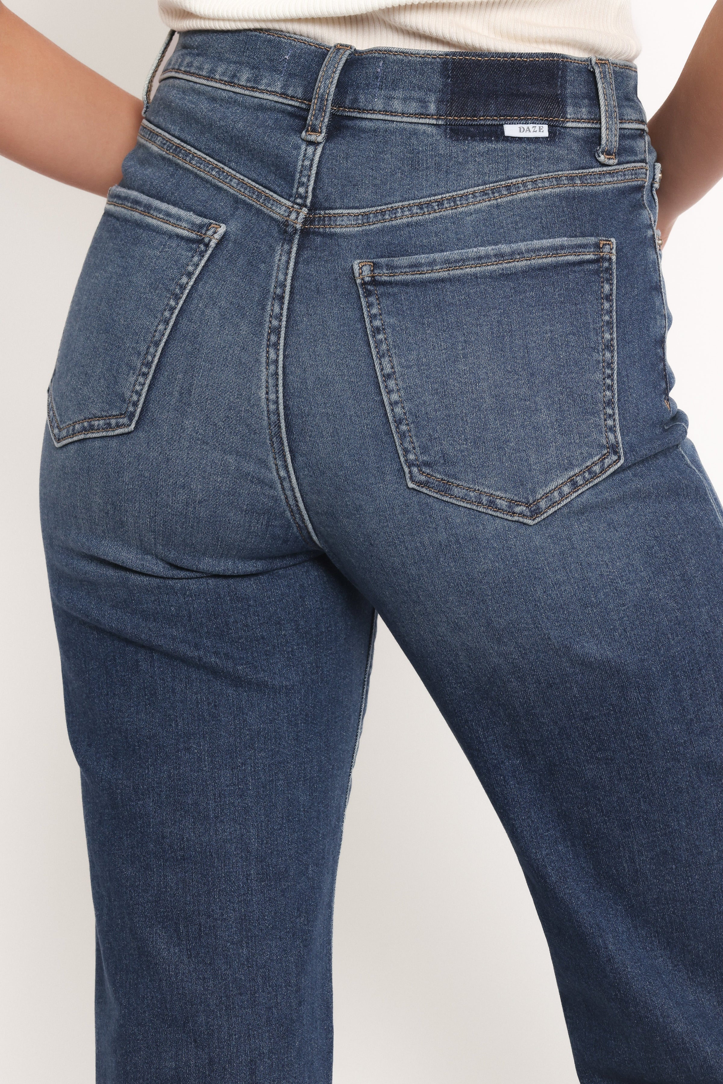 Petal and Pup USA BOTTOMS Pleaser Wide Leg Crop Jean - Uptown