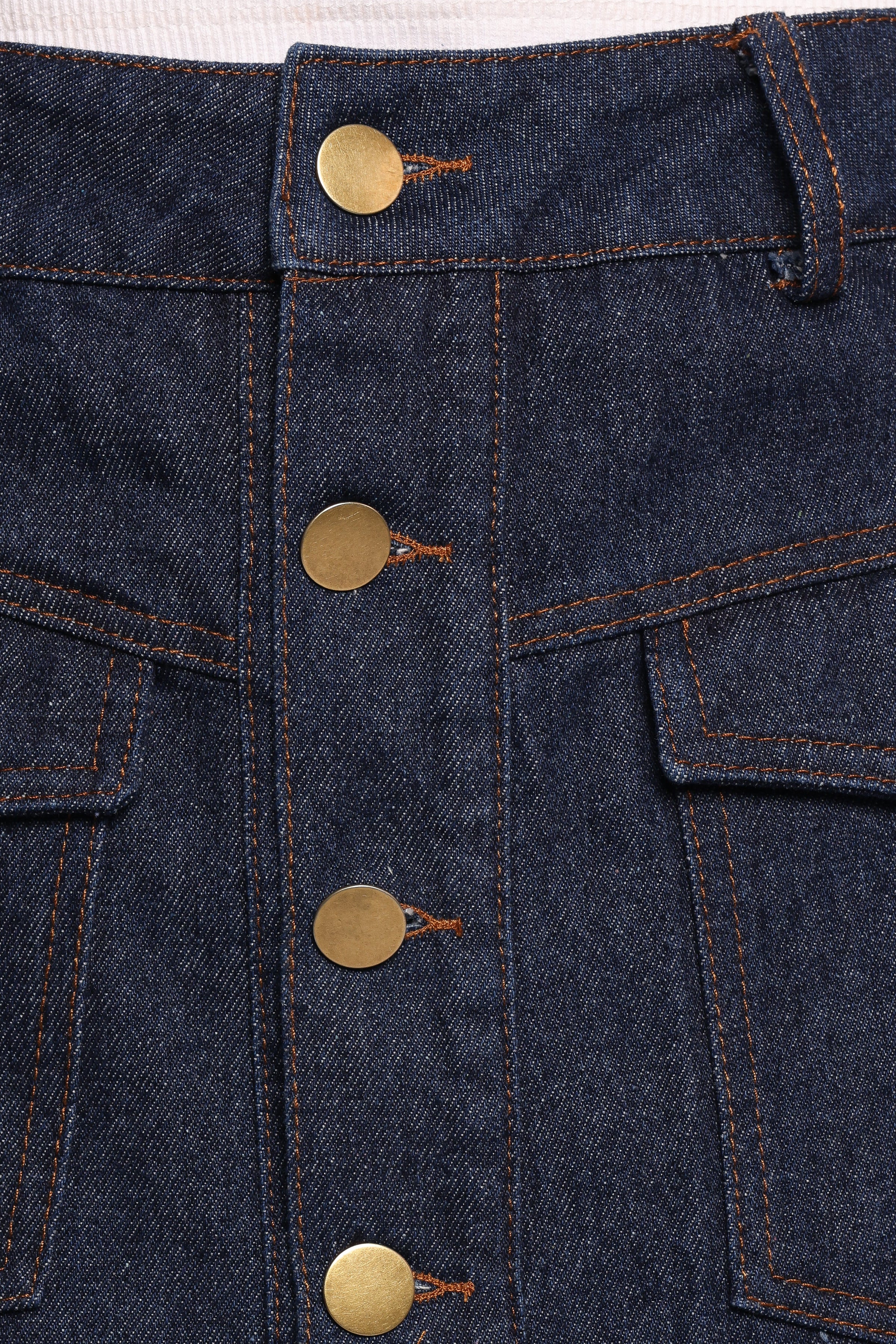 Petal and Pup USA BOTTOMS Presley Denim Skort - Dark Denim