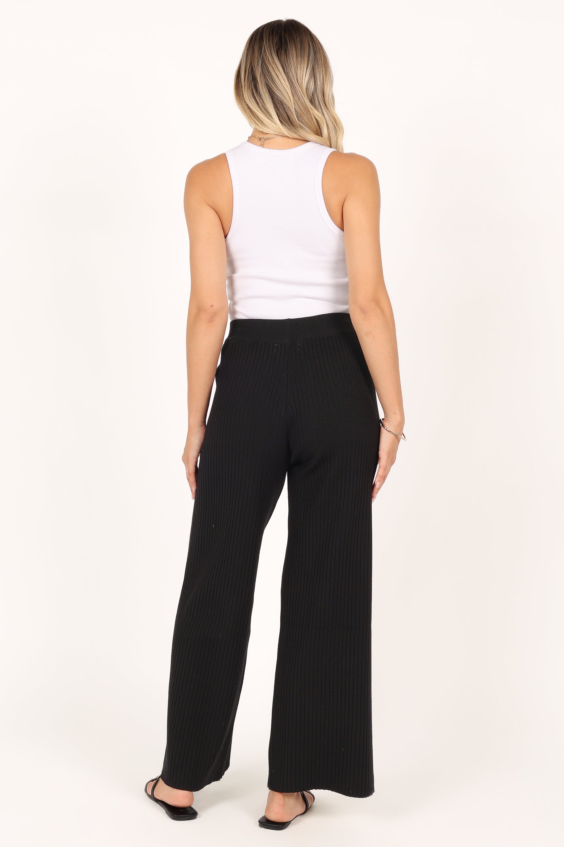 Petal and Pup USA BOTTOMS Pyrus Knit Pant - Black (Hold for Amazon)