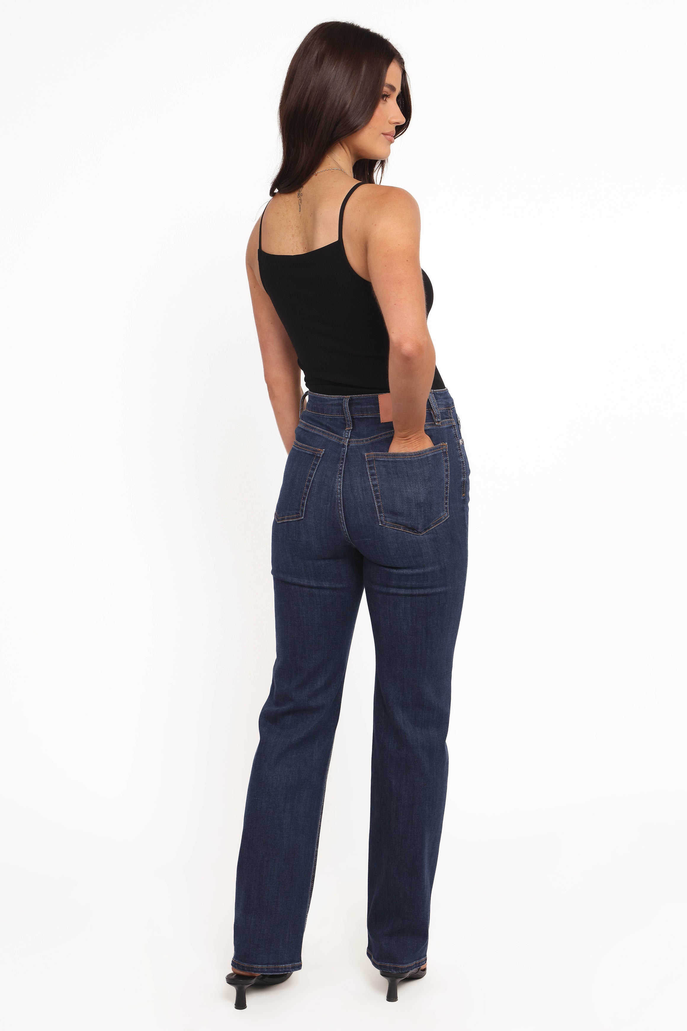 Petal and Pup USA BOTTOMS Rae Straight Leg Jean - Roxbury
