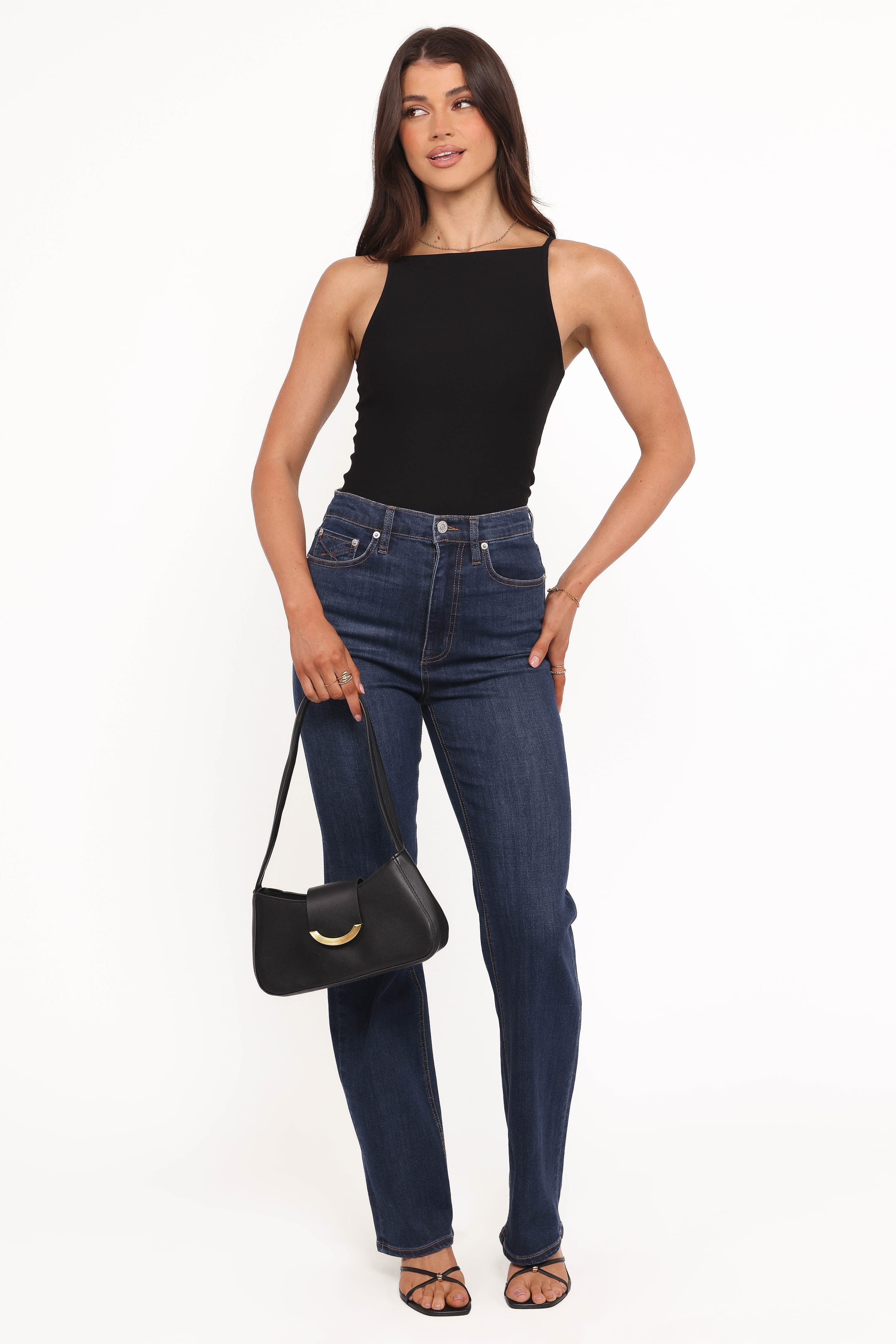 Petal and Pup USA BOTTOMS Rae Straight Leg Jean - Roxbury