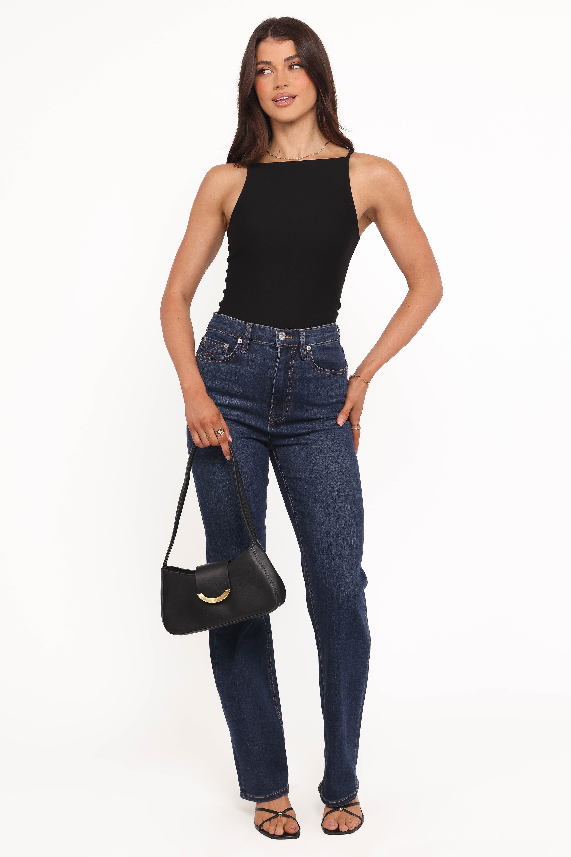 Petal and Pup USA BOTTOMS Rae Straight Leg Jean - Roxbury