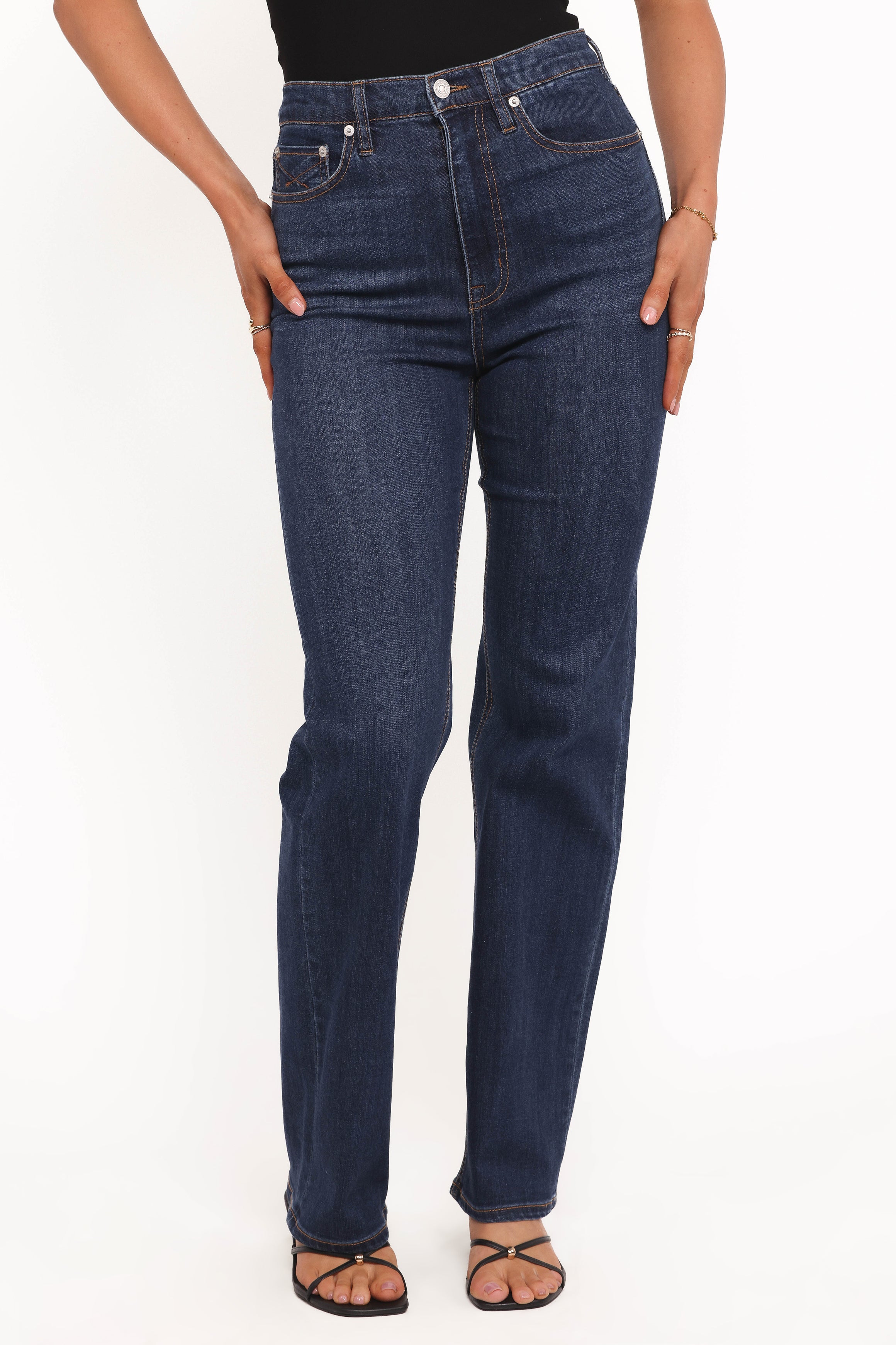 Petal and Pup USA BOTTOMS Rae Straight Leg Jean - Roxbury