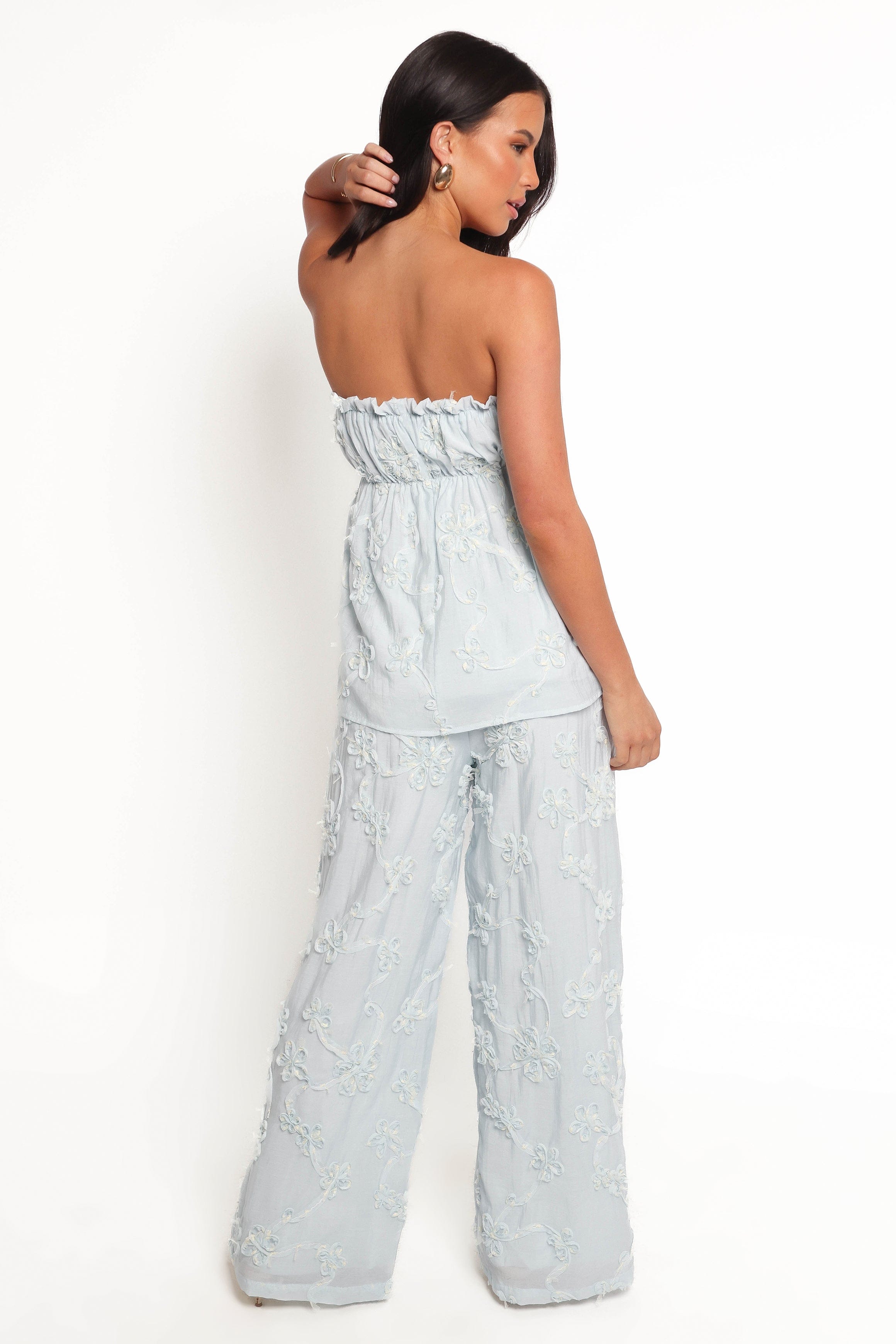 Petal and Pup USA BOTTOMS Robin Pants - Pale Blue (Hold for Amazon)