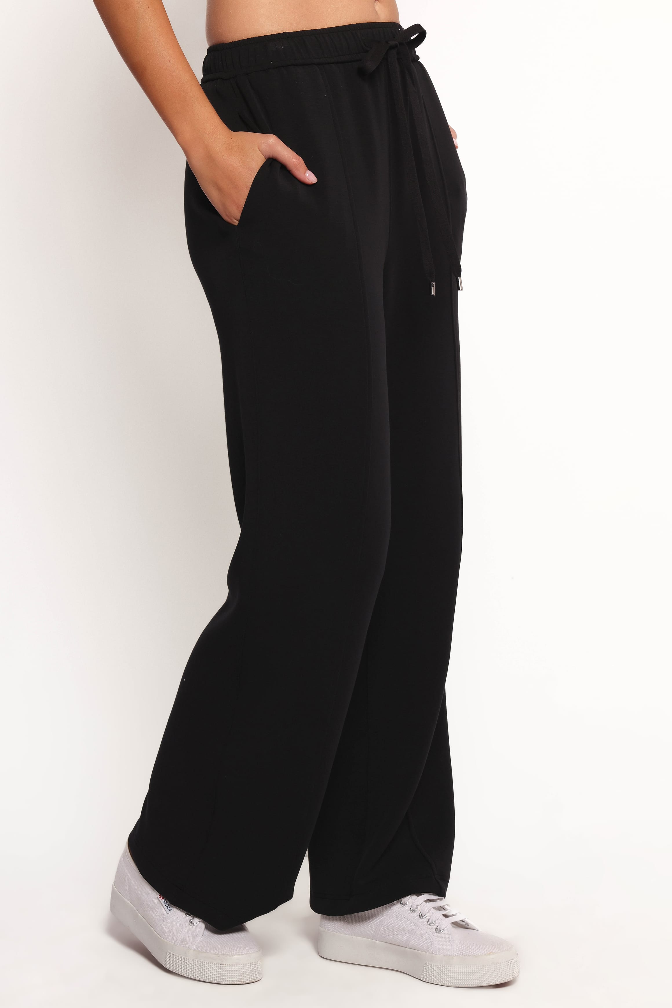 Petal and Pup USA BOTTOMS Romy Soft Pants - Black