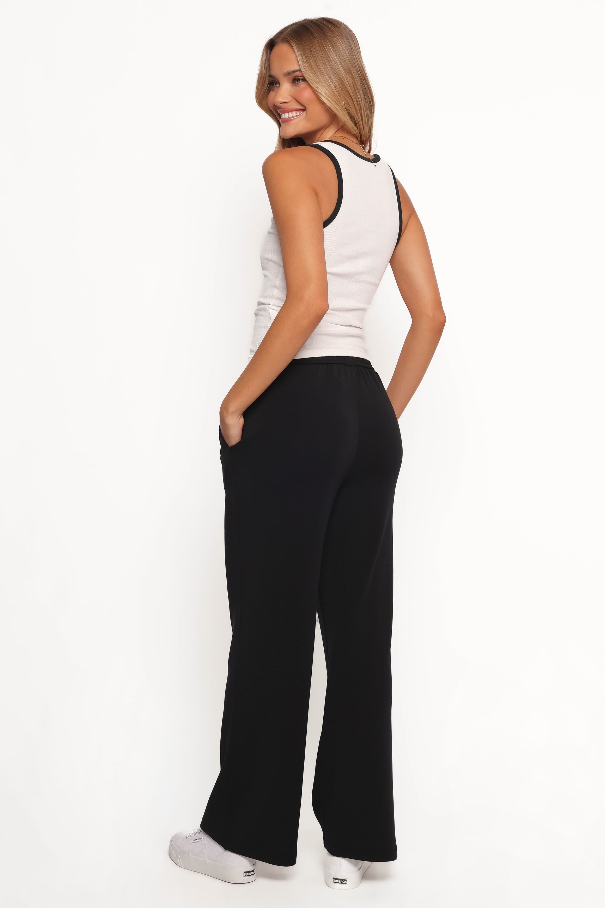 Petal and Pup USA BOTTOMS Romy Soft Pants - Black