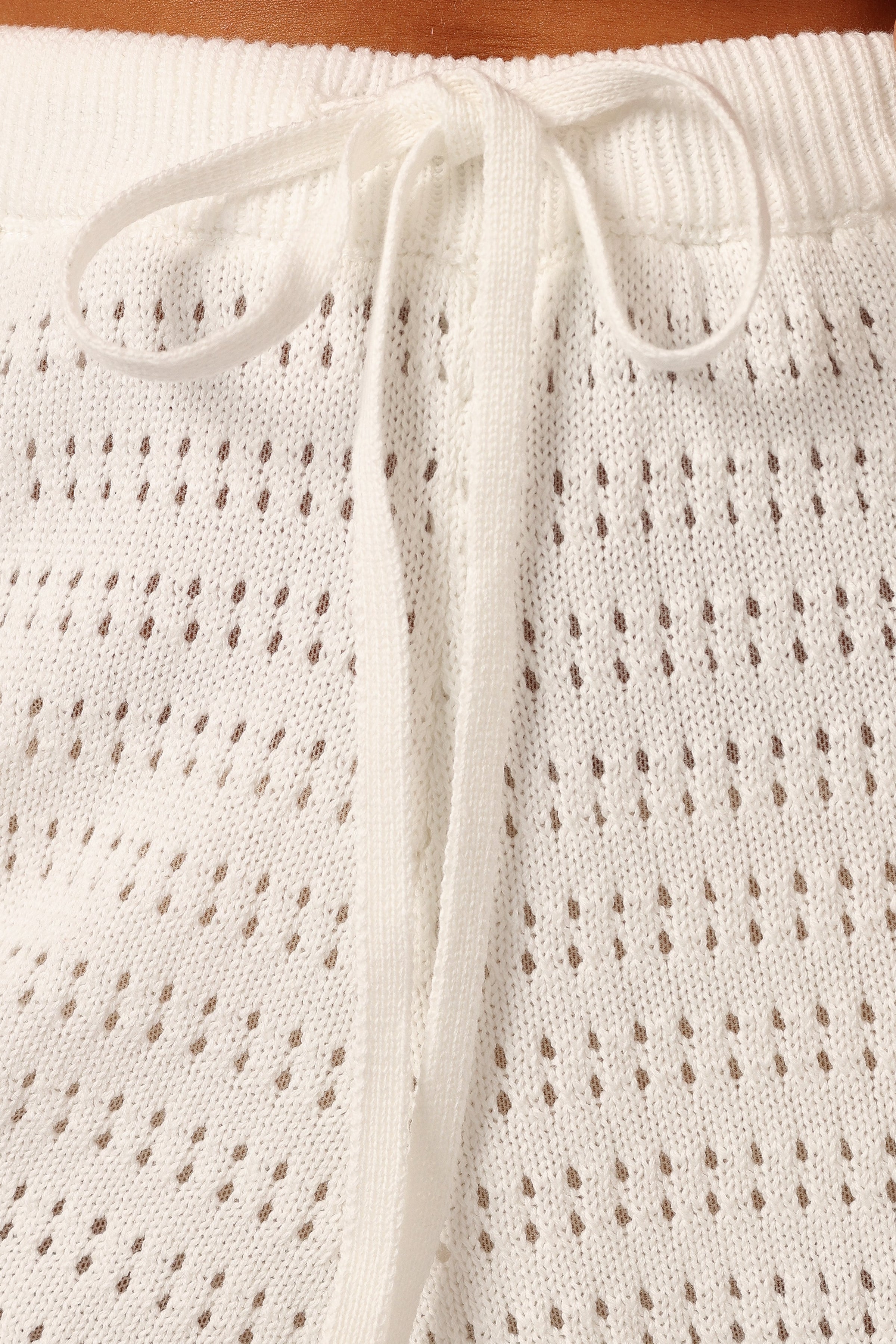 Petal and Pup USA BOTTOMS Ryleigh Knit Short - White