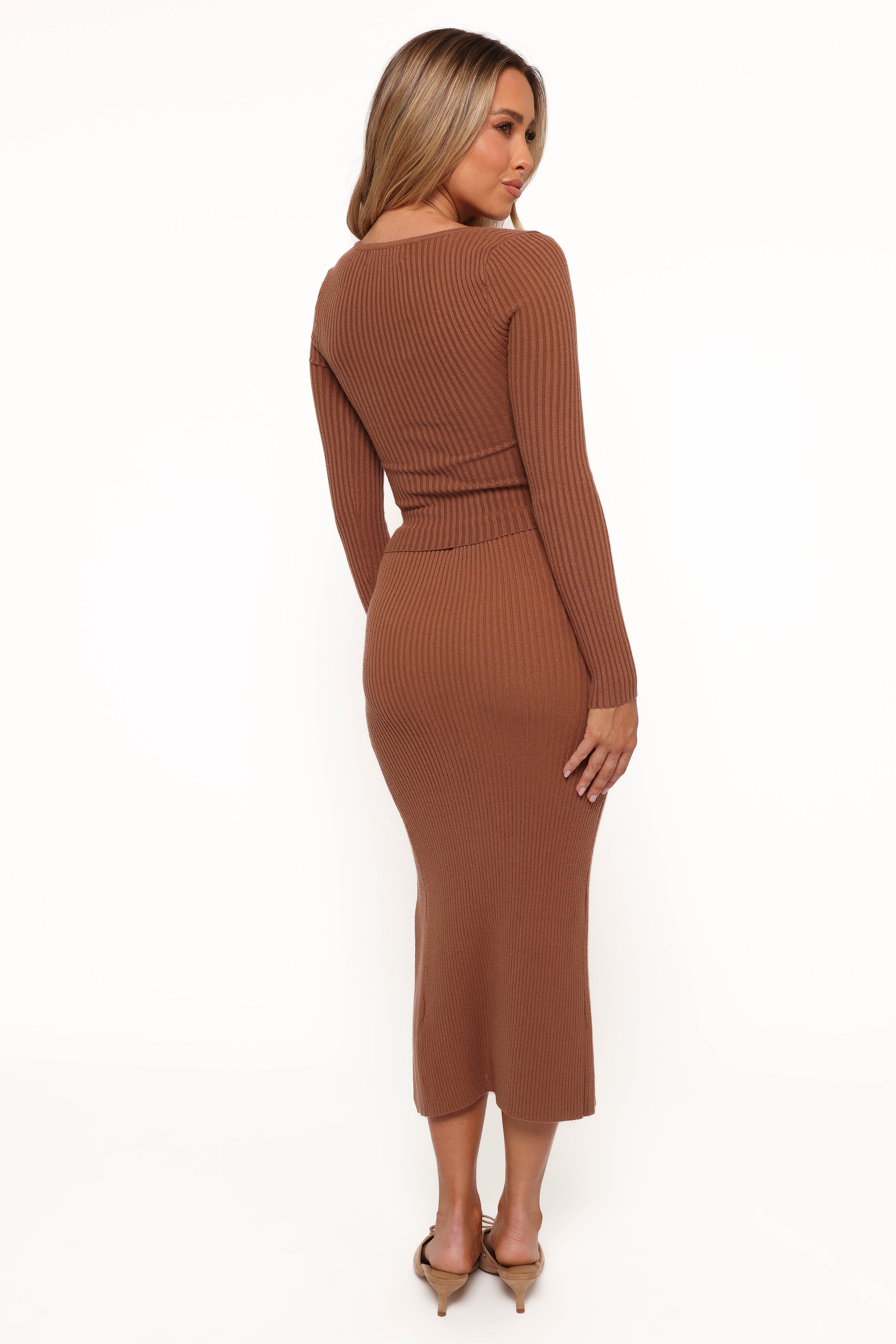 Petal and Pup USA BOTTOMS Scalli Skirt - Cognac