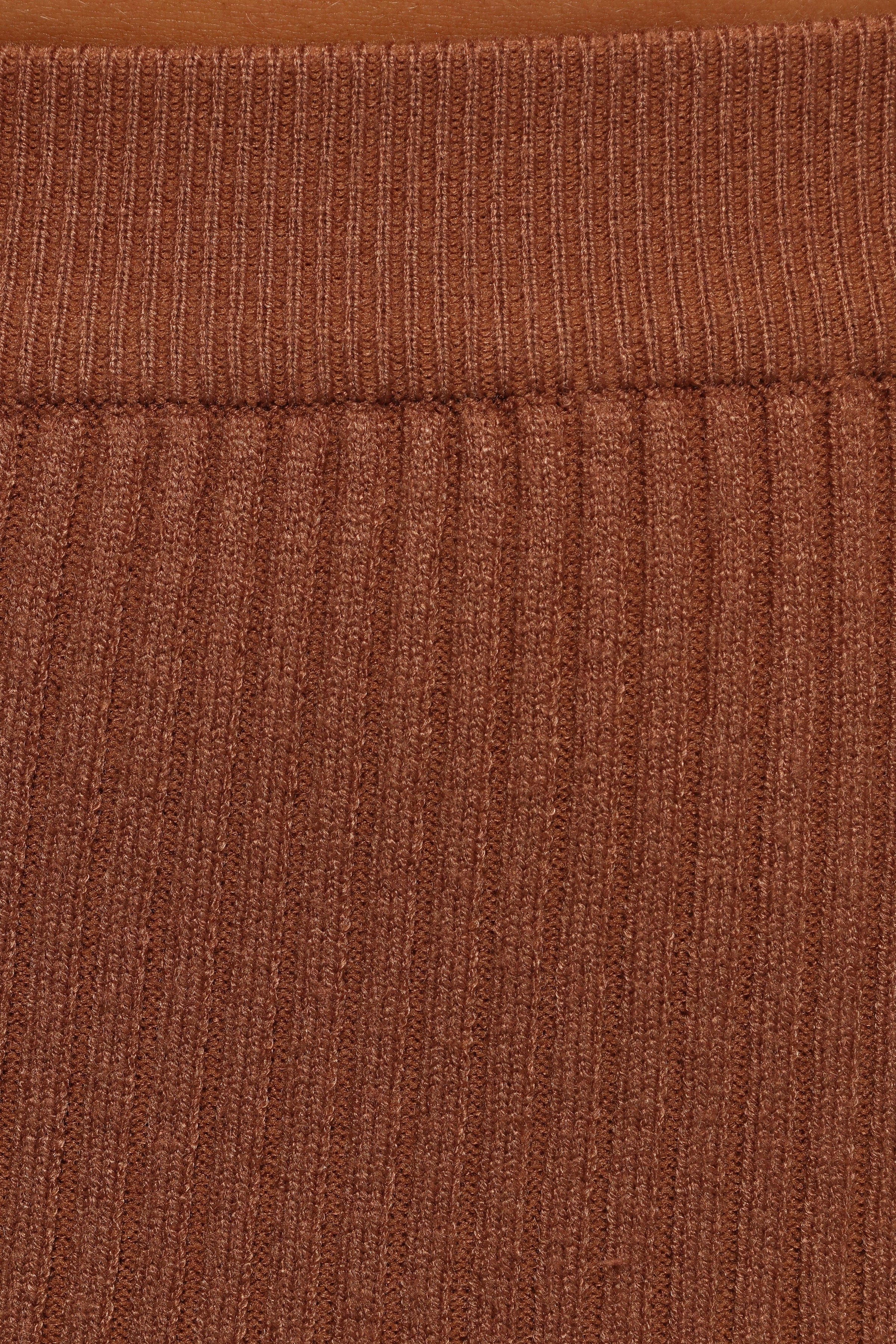 Petal and Pup USA BOTTOMS Scalli Skirt - Cognac