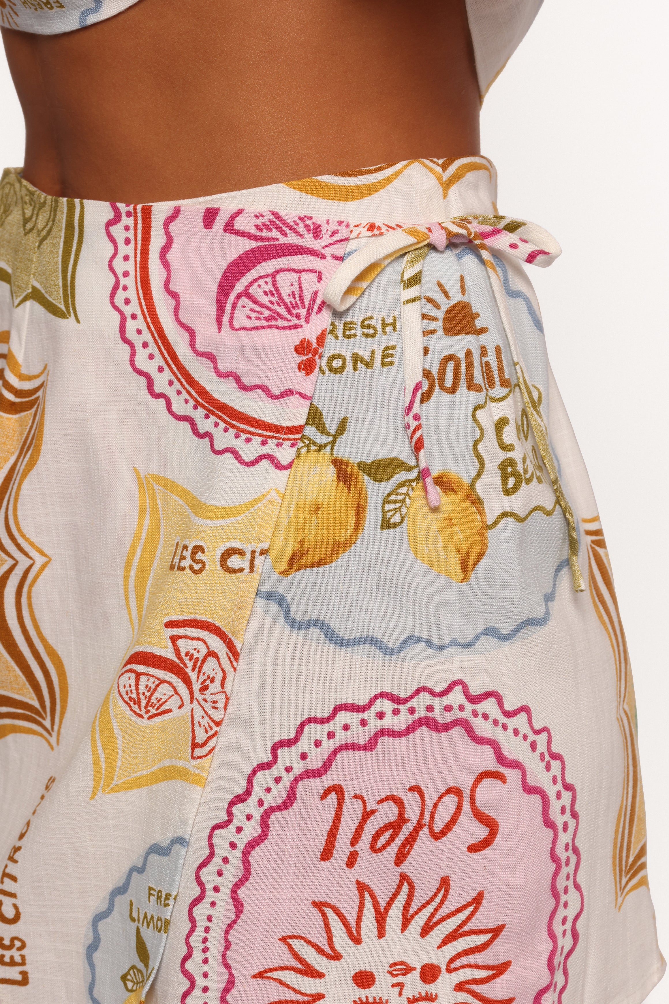 Petal and Pup USA BOTTOMS Siena Wrap Mini Skirt - Bella