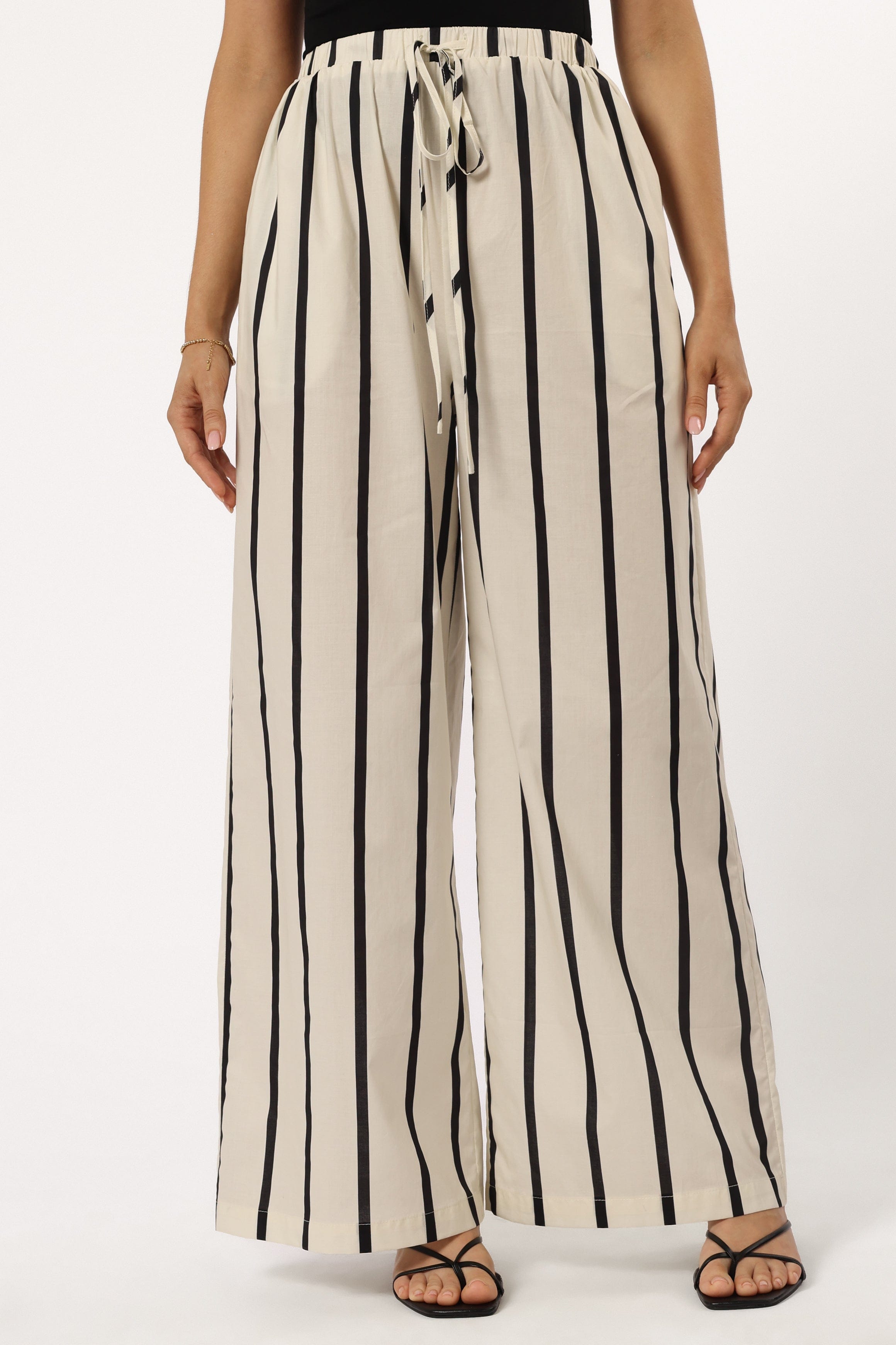 Petal and Pup USA BOTTOMS Silvia Pant - Cream Stripe