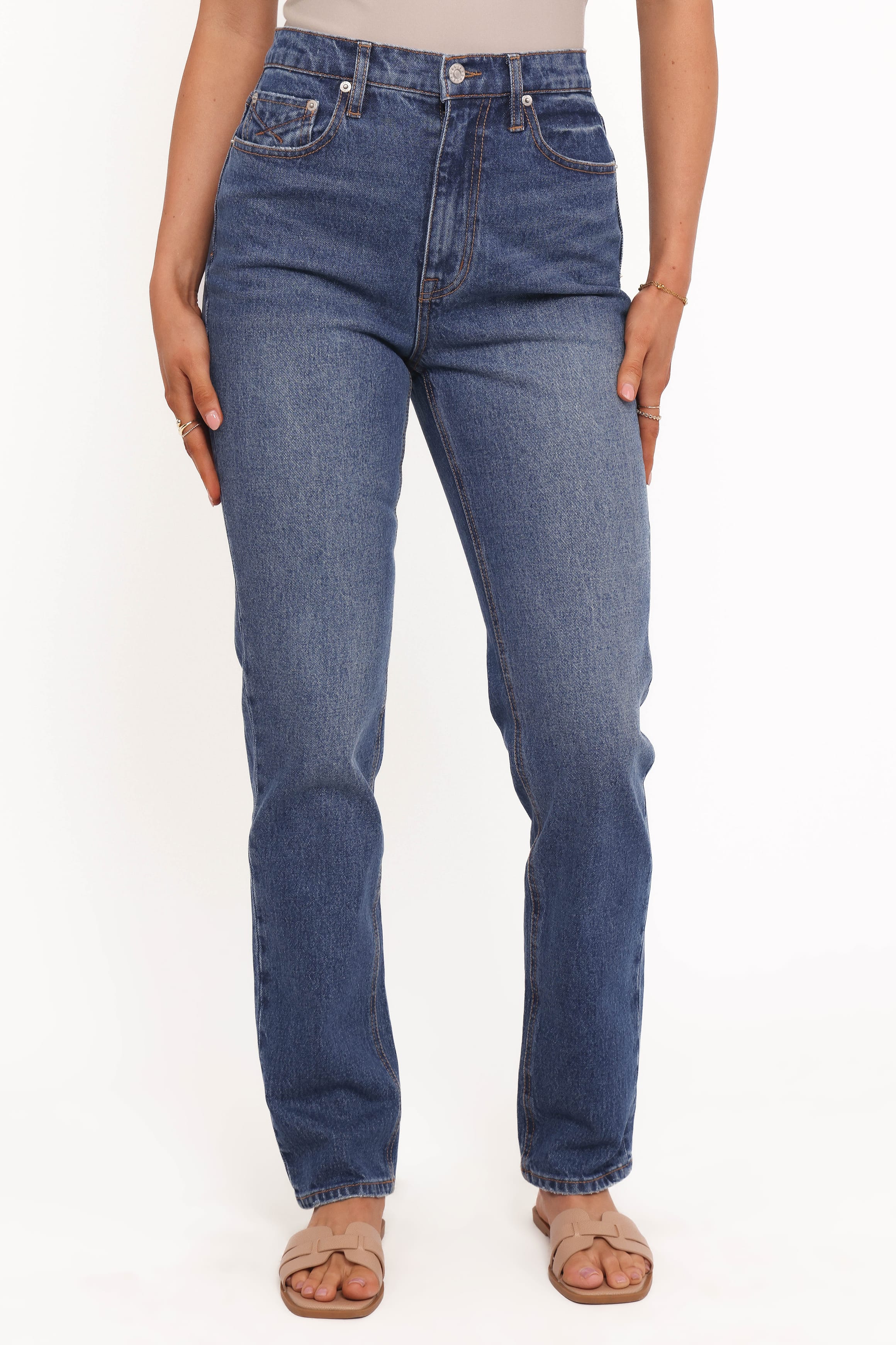 Petal and Pup USA BOTTOMS Sloane Slim Leg Jean - Temescal