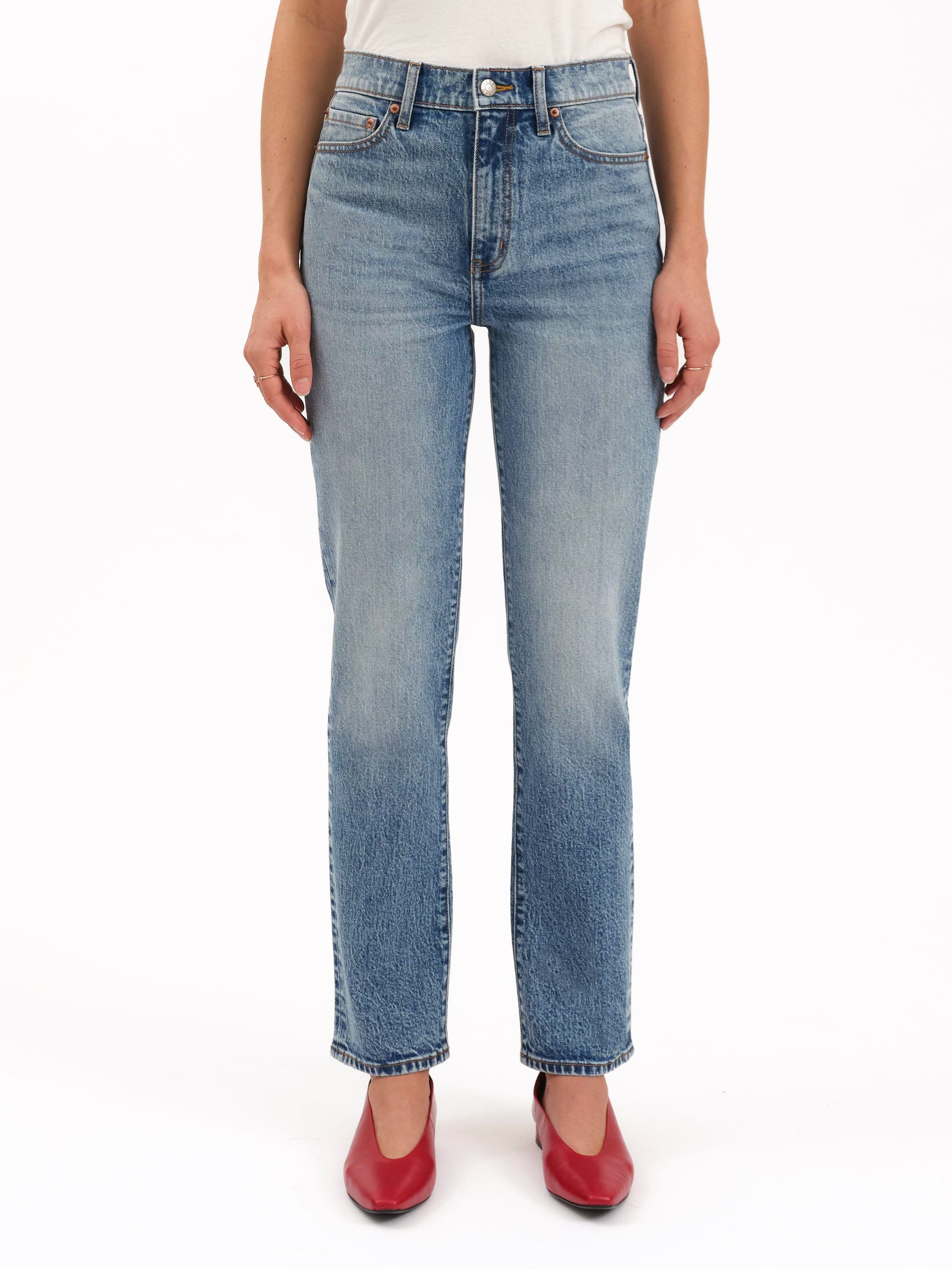 Petal and Pup USA BOTTOMS Smarty Pants Slim Jean - Face To Face