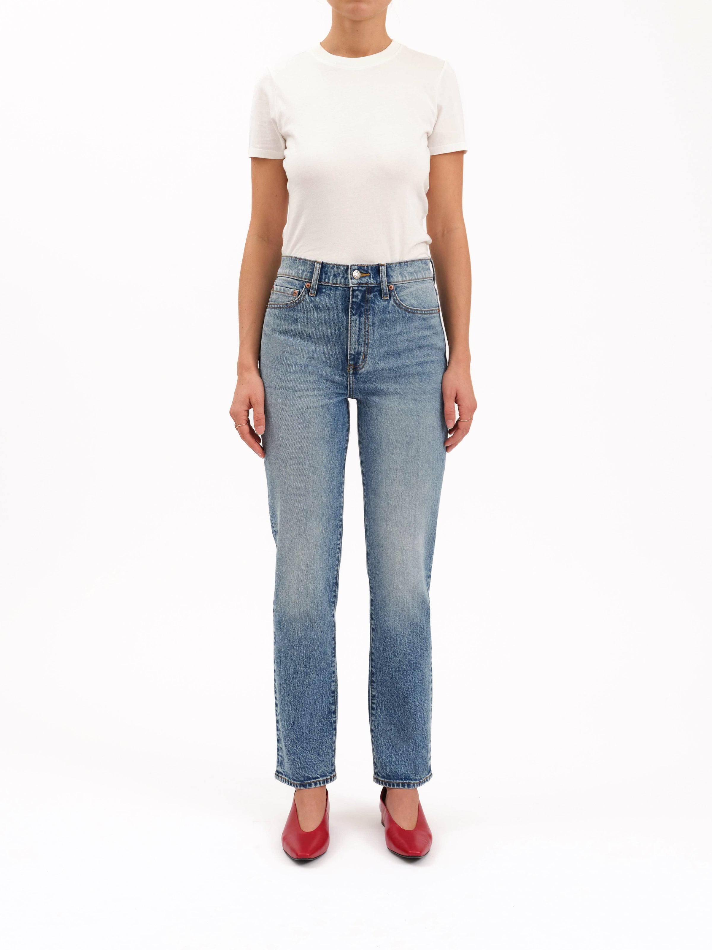 Petal and Pup USA BOTTOMS Smarty Pants Slim Jean - Face To Face