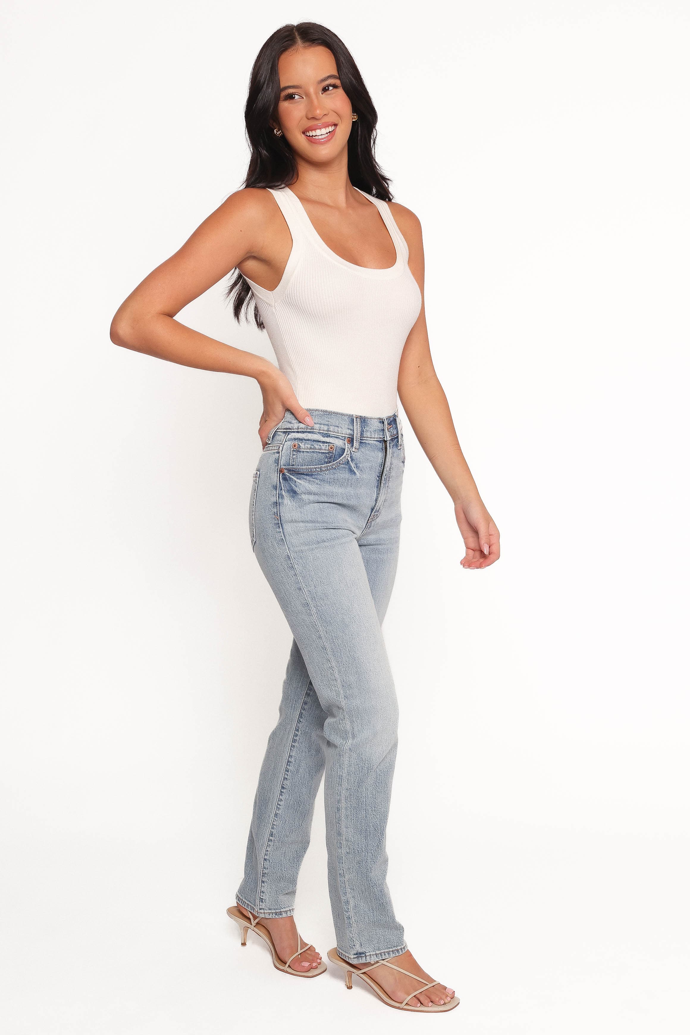 Petal and Pup USA BOTTOMS Smarty Pants Slim Jean - Wink