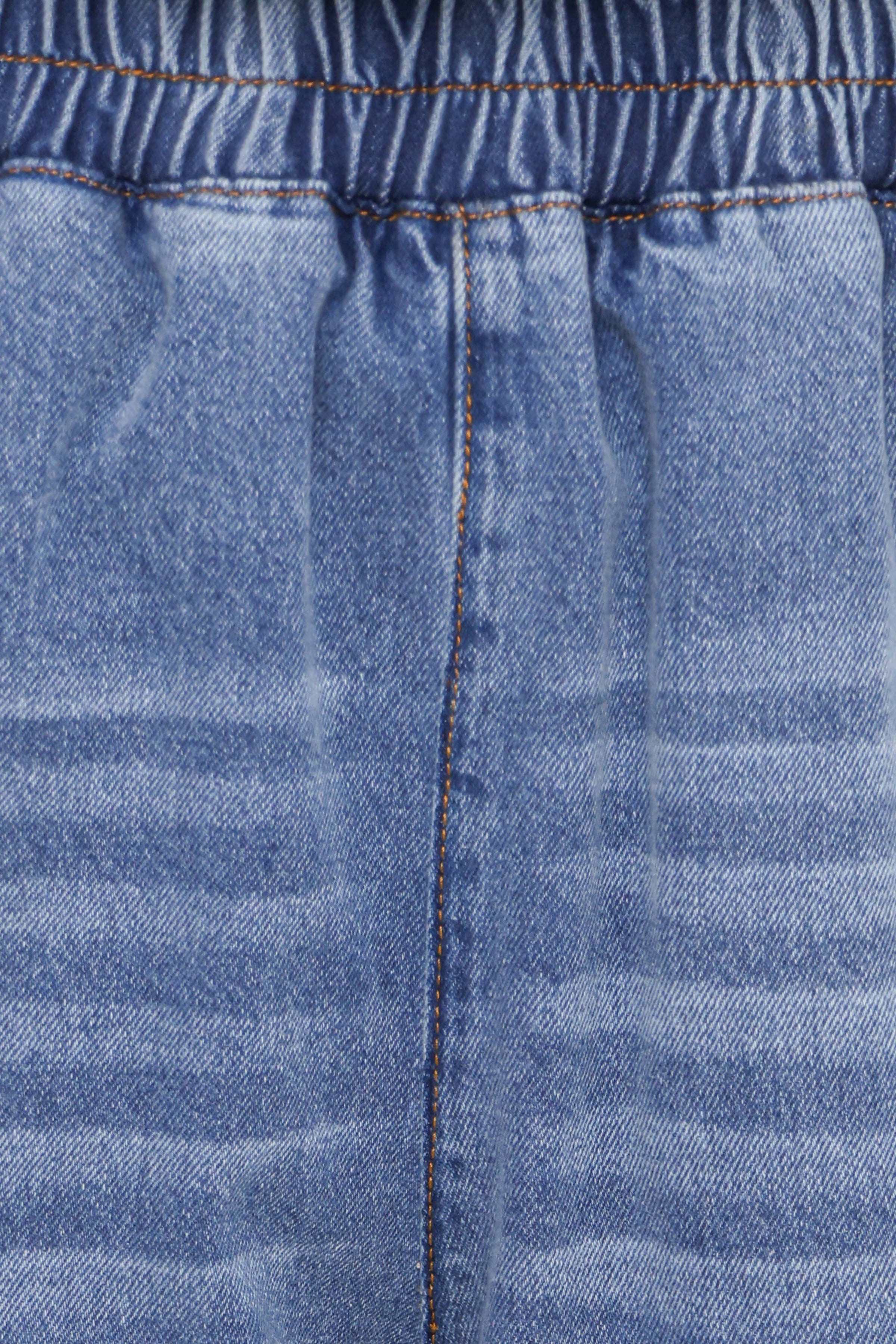 Petal and Pup USA BOTTOMS Sophie Cropped Barrel Jean - Medium Wash