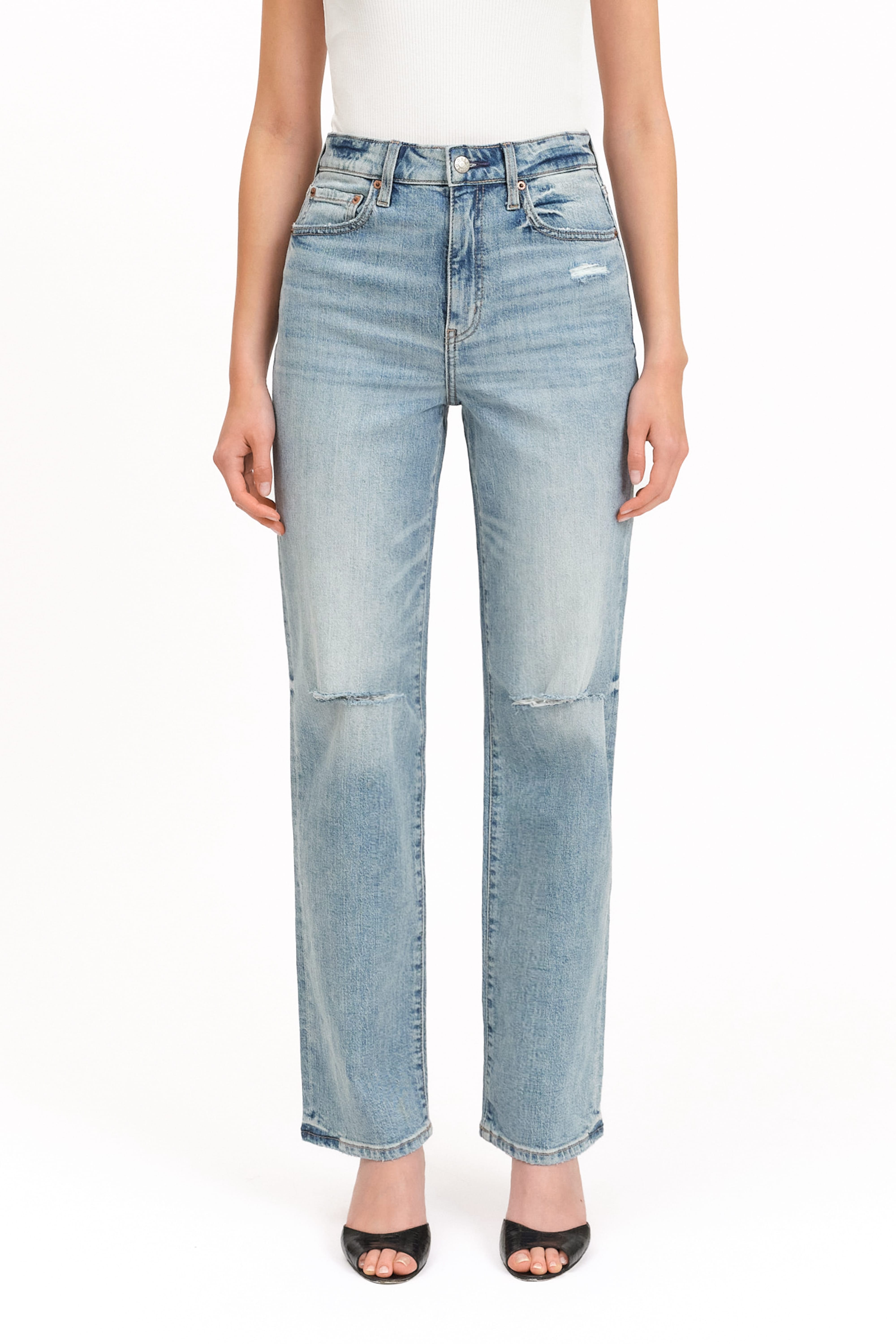 Petal and Pup USA BOTTOMS Sundaze Straight Leg Jean - Fools Gold