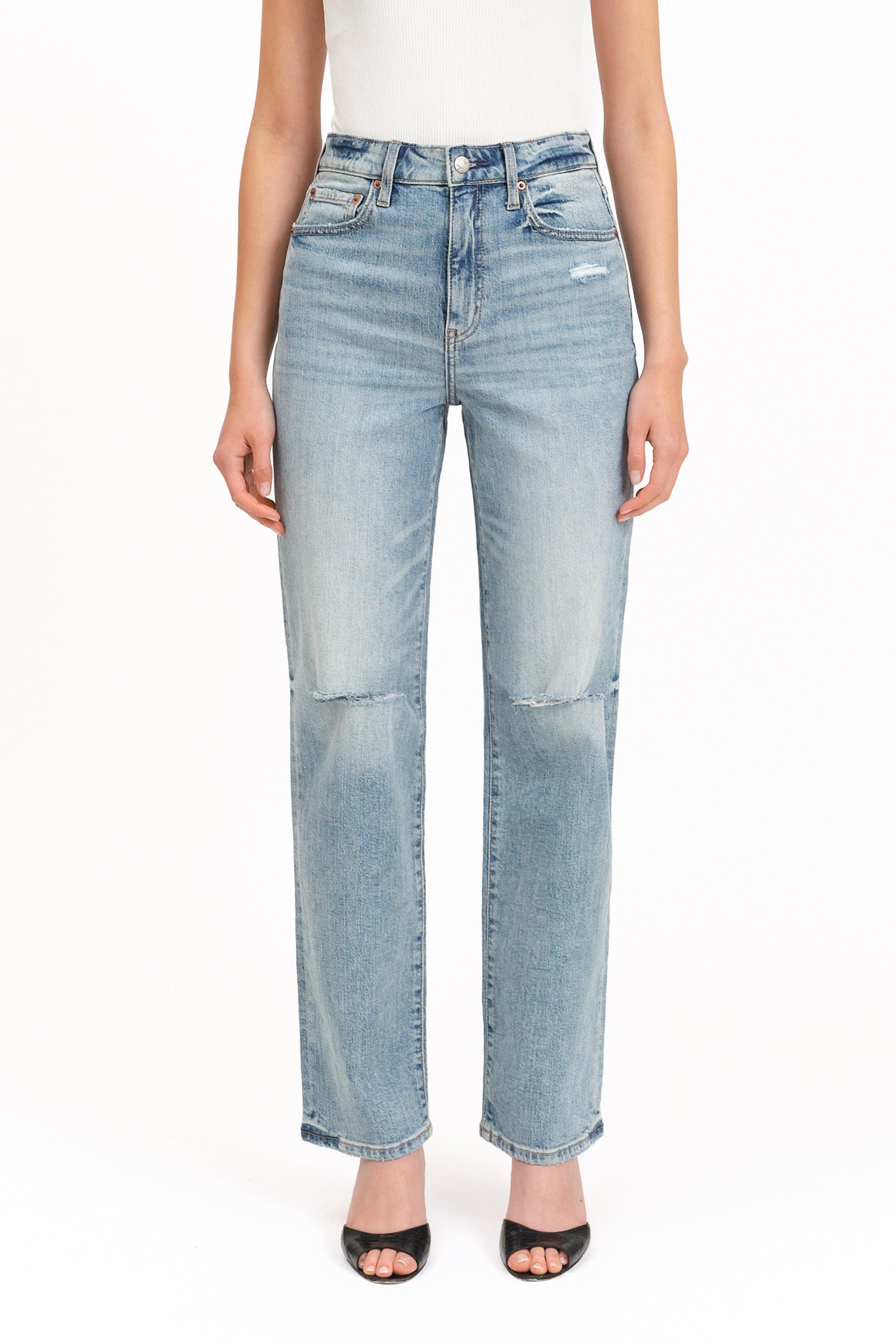 Petal and Pup USA BOTTOMS Sundaze Straight Leg Jean - Fools Gold