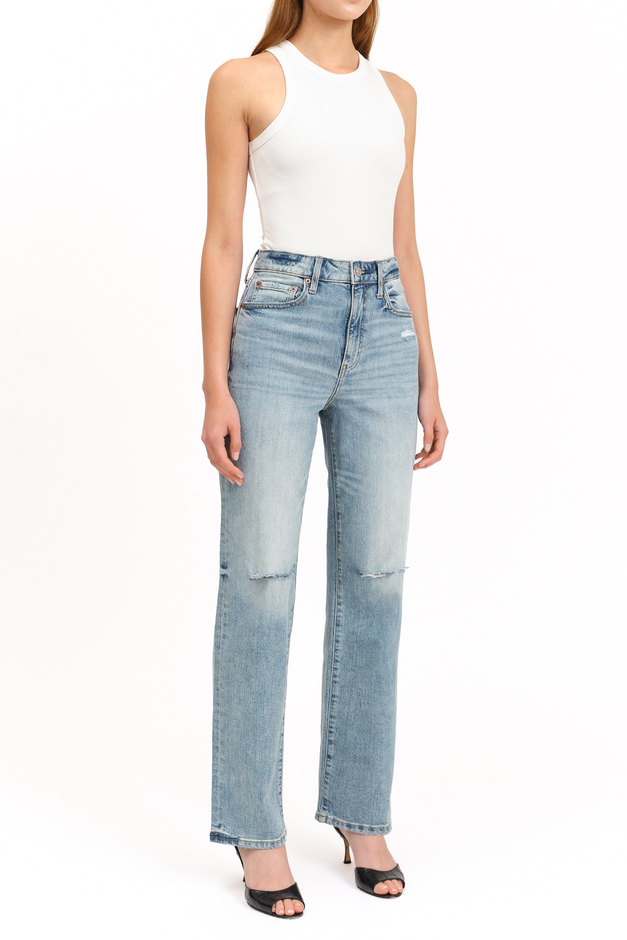 Petal and Pup USA BOTTOMS Sundaze Straight Leg Jean - Fools Gold