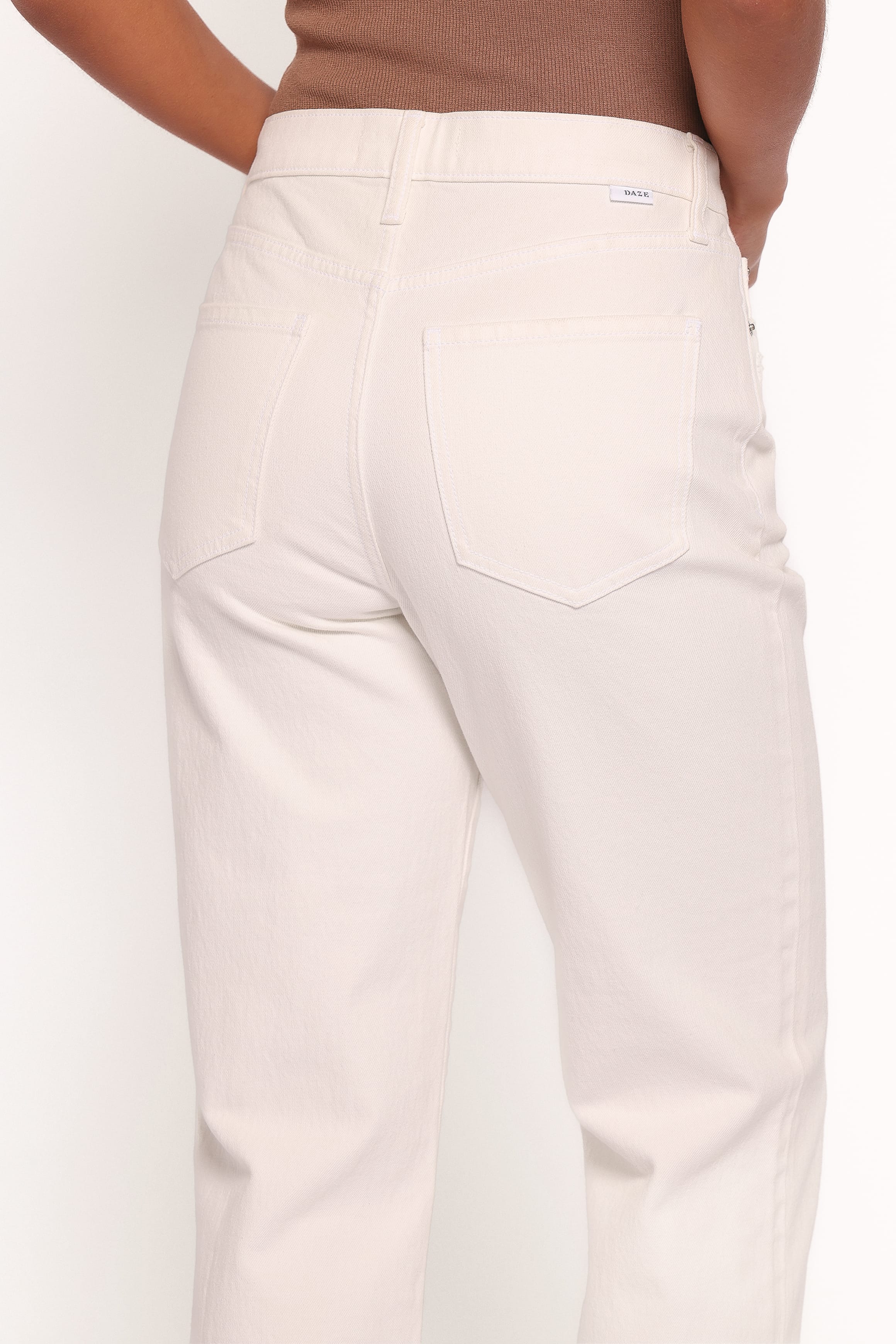 Petal and Pup USA BOTTOMS Sundaze Straight Leg Jean - Swan