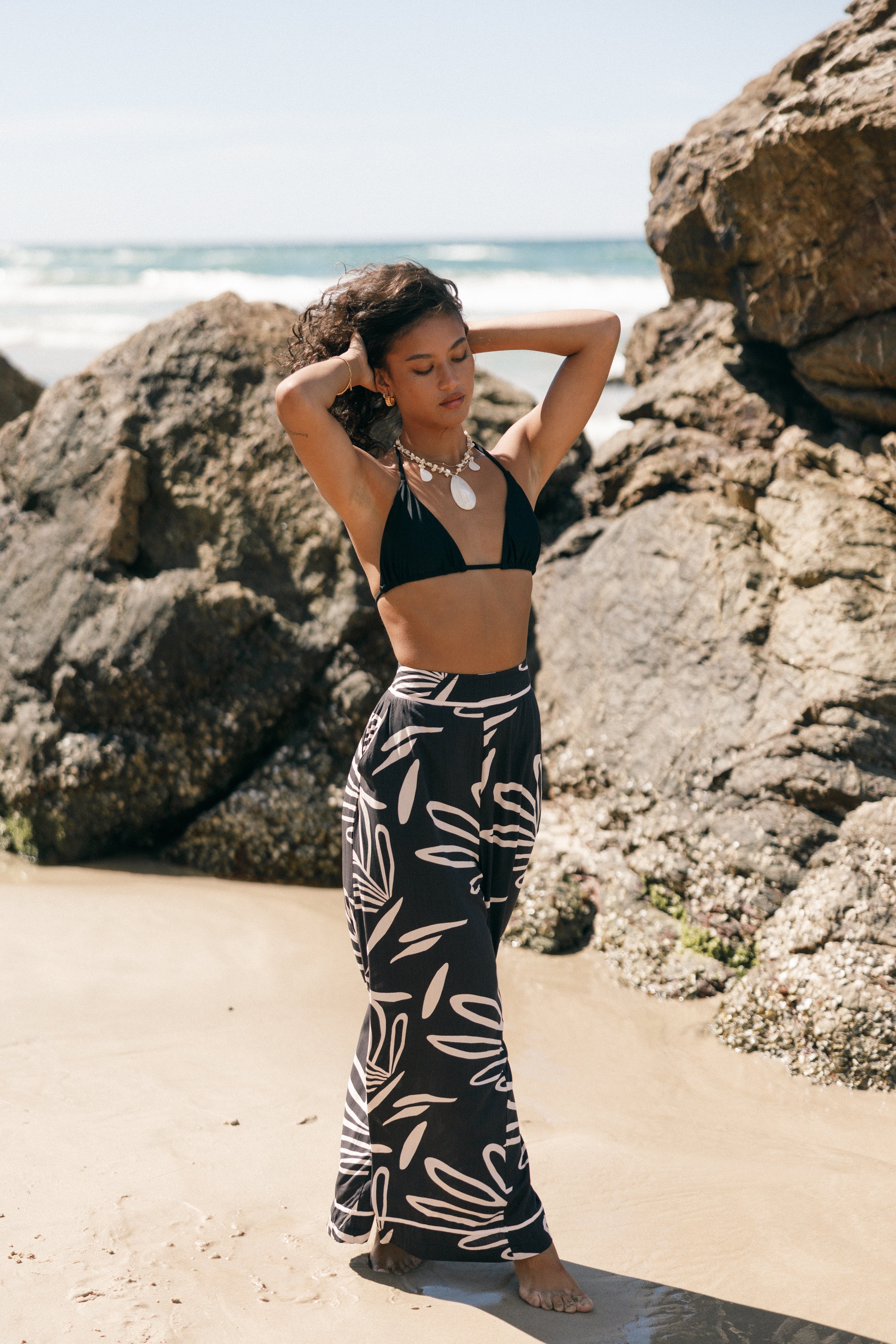Petal and Pup USA BOTTOMS Talia Pants - Black