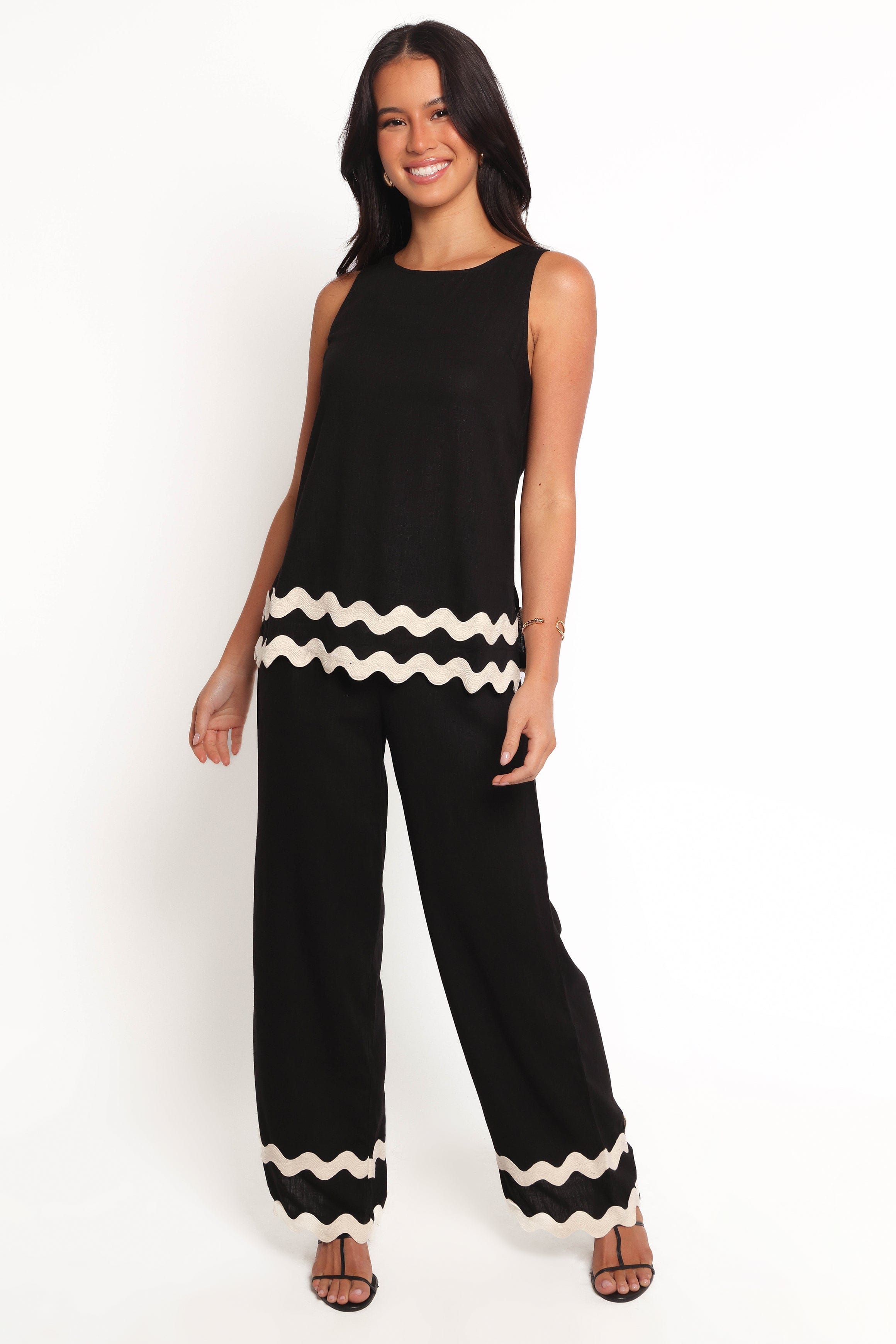 Petal and Pup USA BOTTOMS Taliah Pants - Black