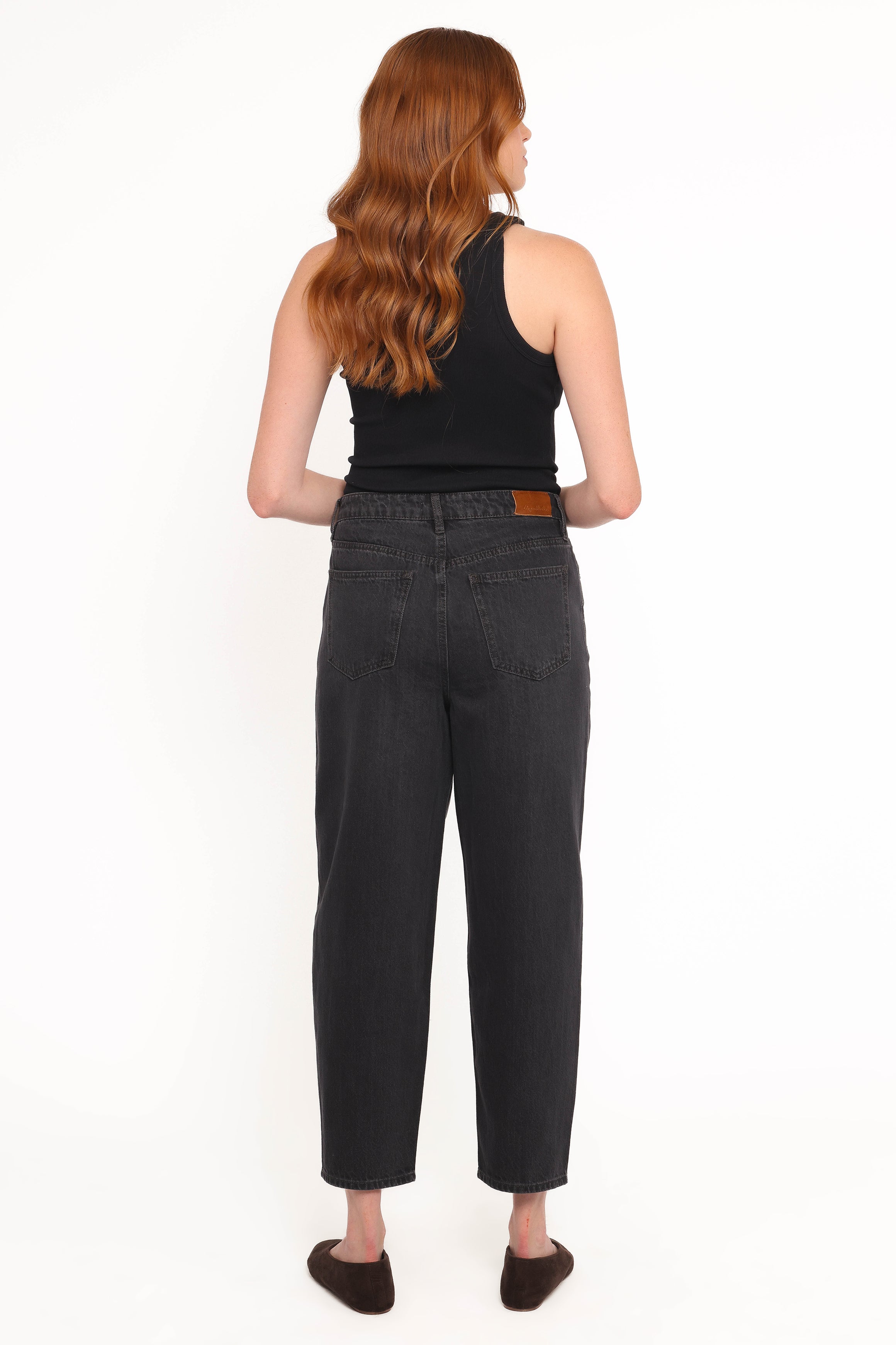 Petal and Pup USA BOTTOMS Taylor Barrel Leg Jean - Trip