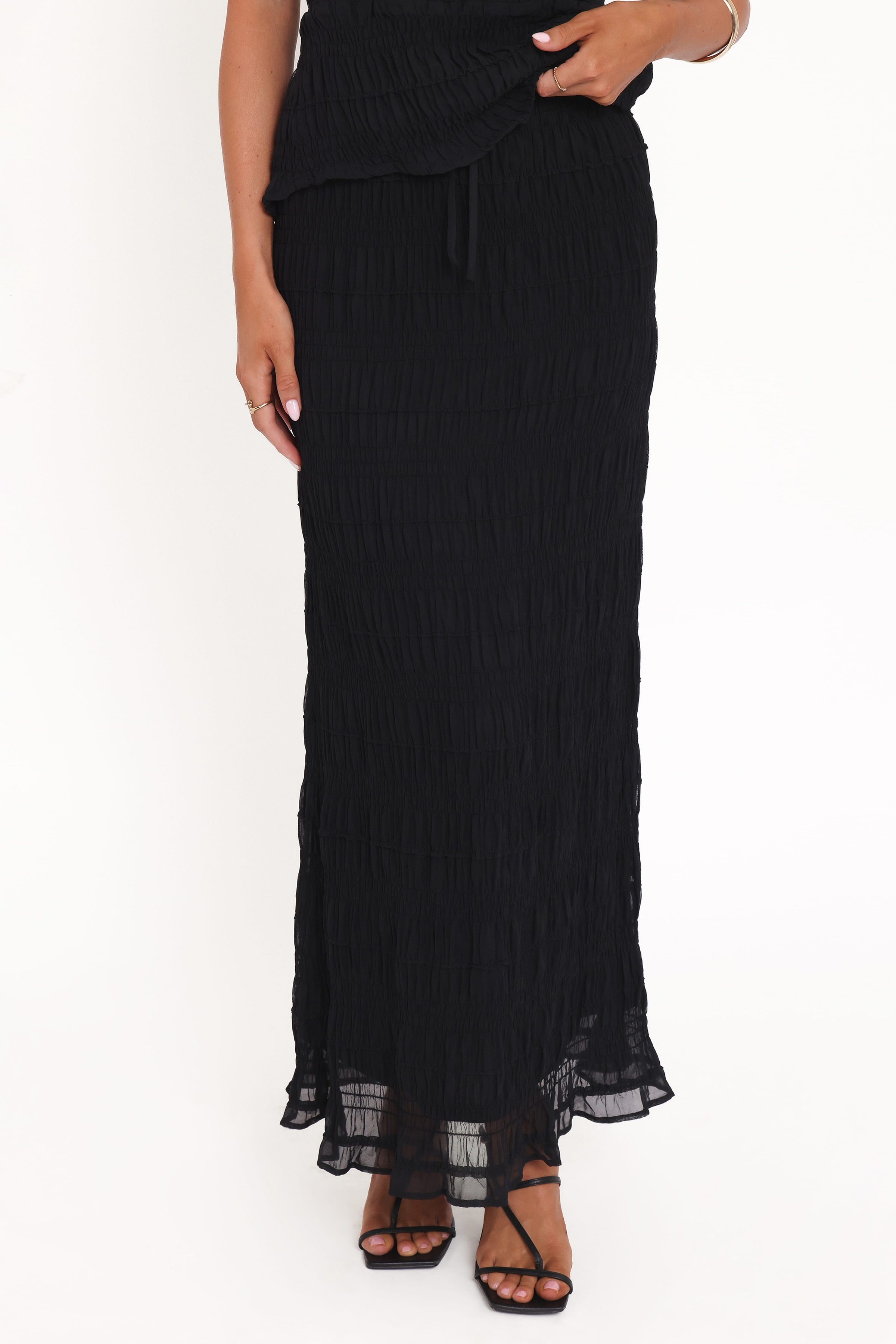 Petal and Pup USA BOTTOMS Valana Skirt - Black