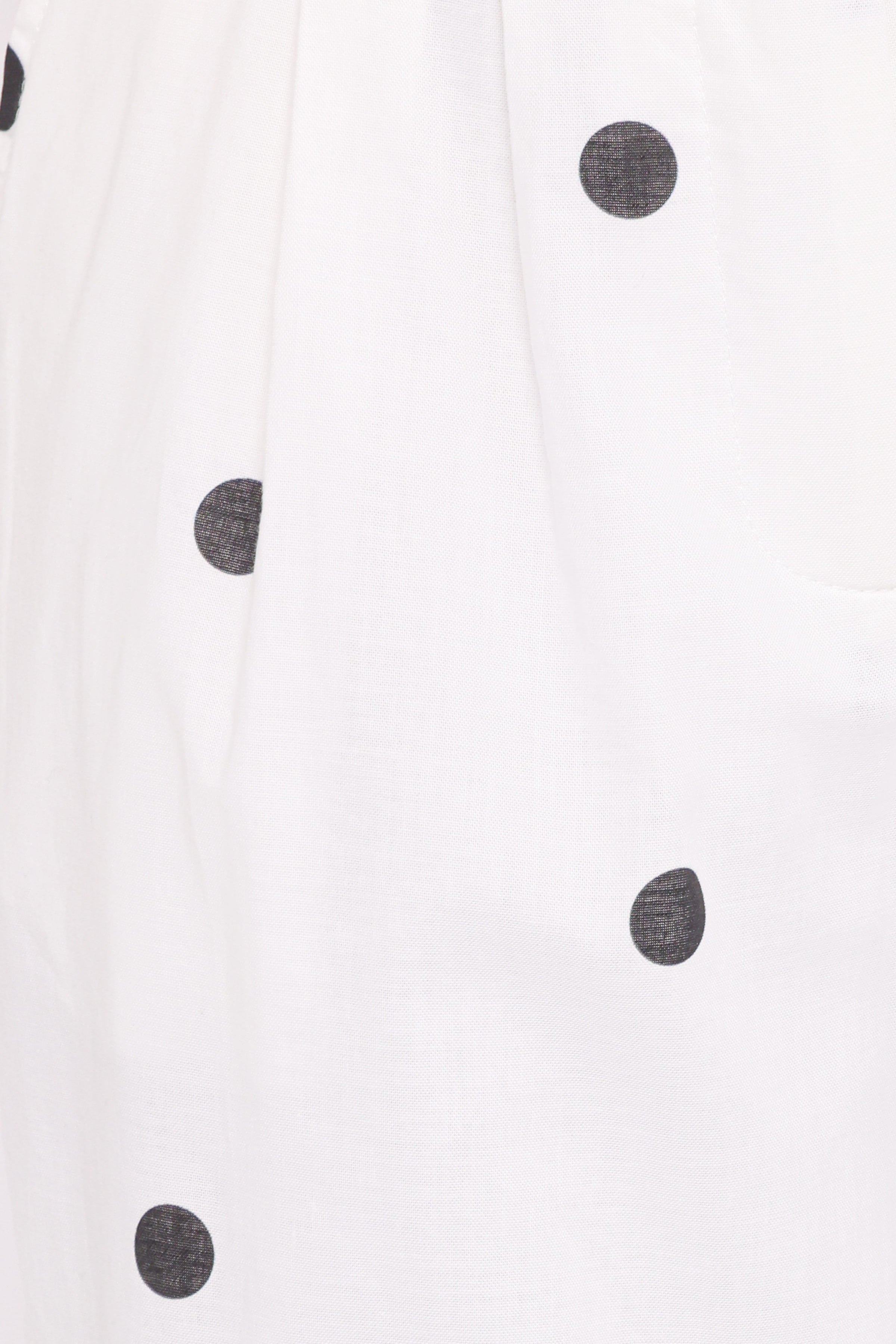 Petal and Pup USA BOTTOMS Valora Wide Leg Pant - White Black Polka Dot