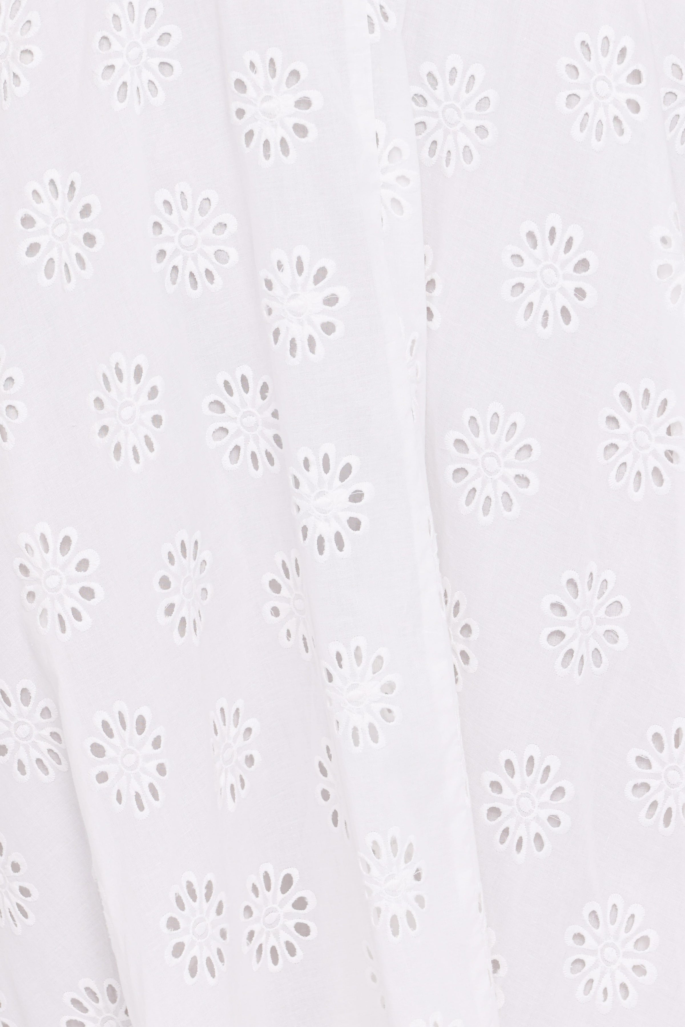 Petal and Pup USA BOTTOMS Varia Eyelet Maxi Skirt - White