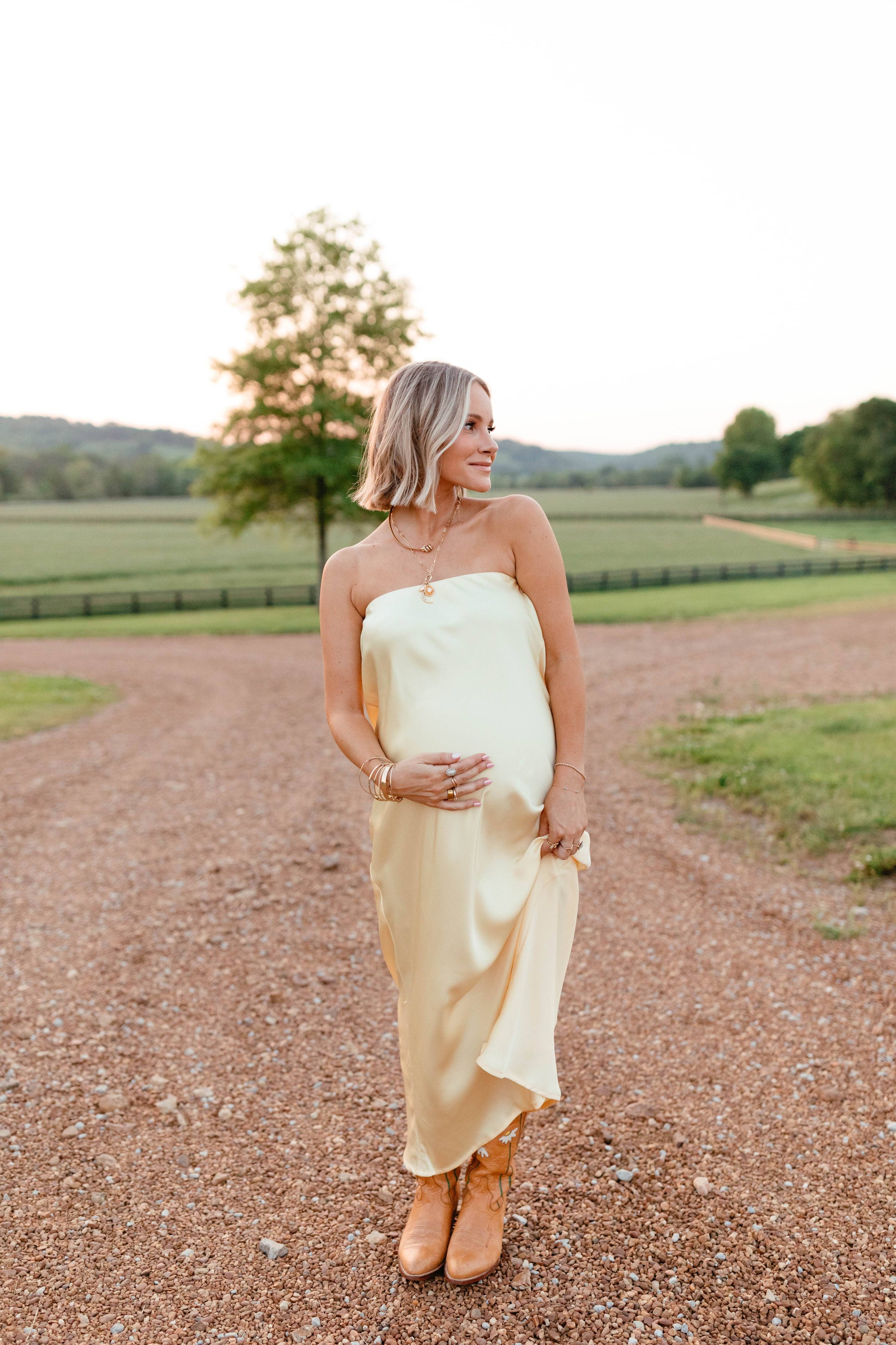Petal and Pup USA BOTTOMS Velman Skirt - Lemon