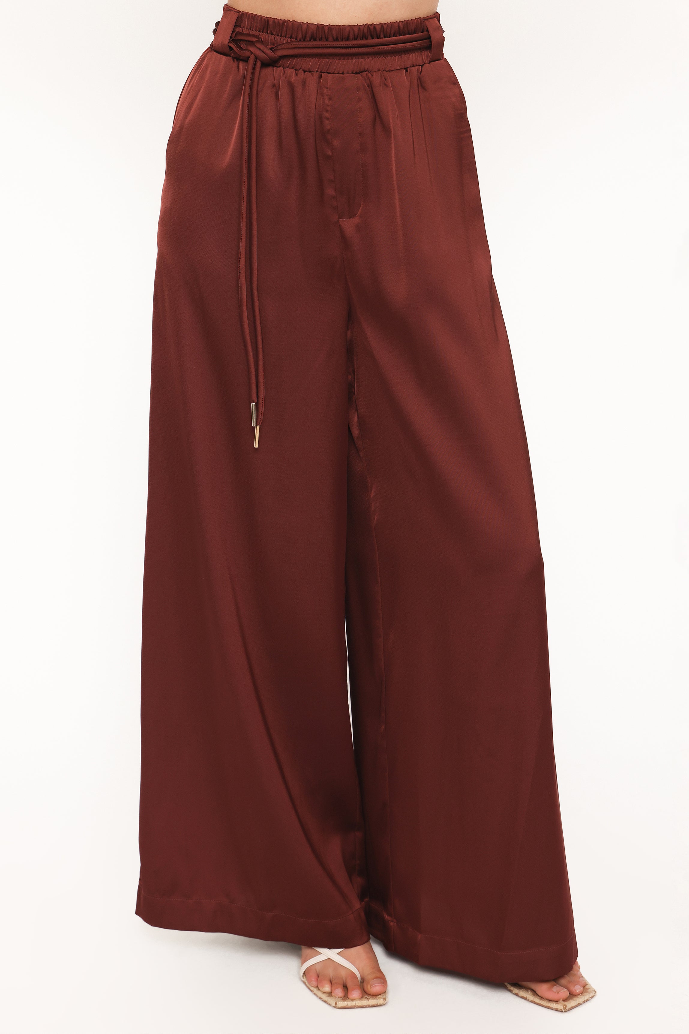 Petal and Pup USA BOTTOMS Vita Tailored Pant - Brown