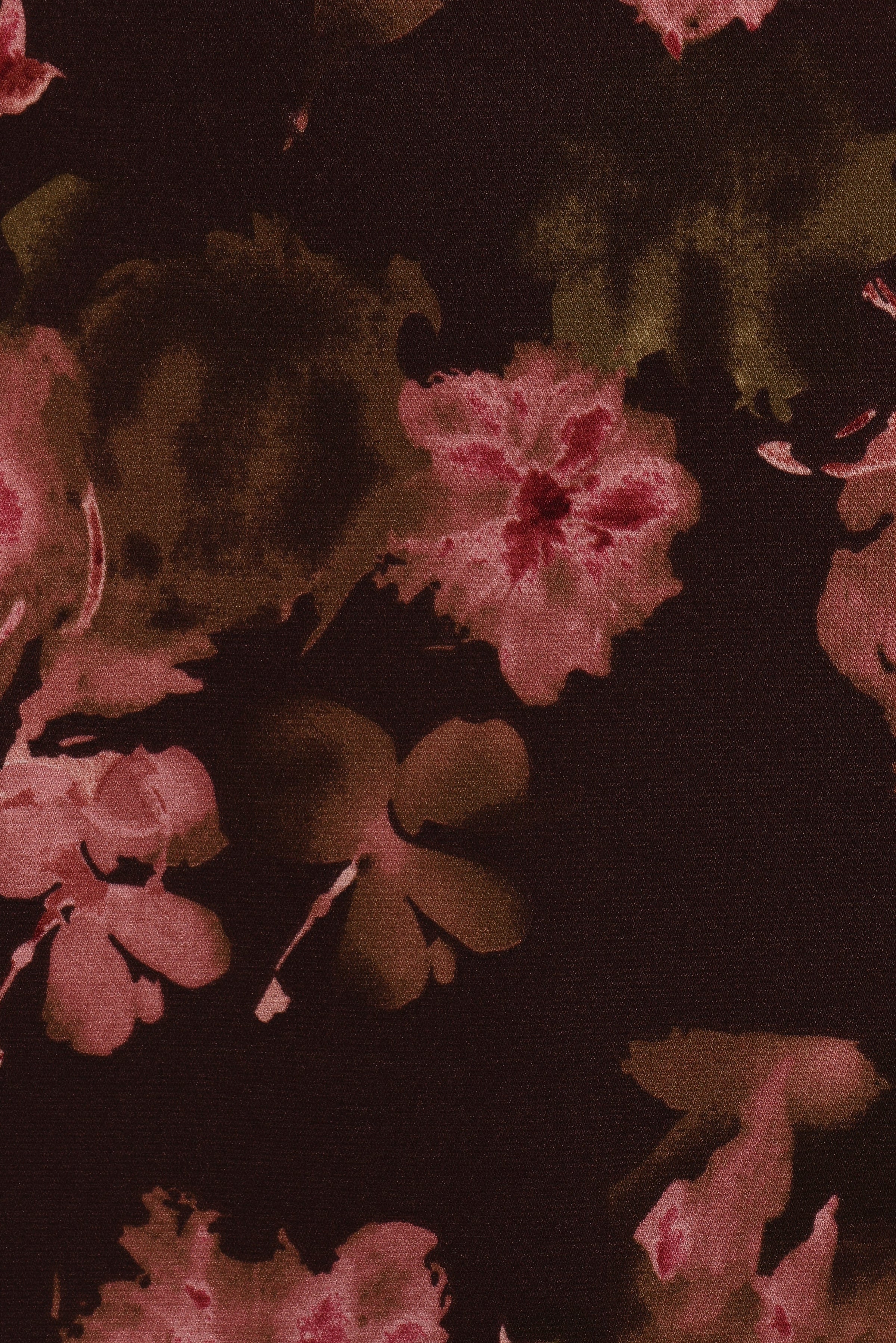 Petal and Pup USA BOTTOMS Vivie Midi Skirt - Chocolate Floral