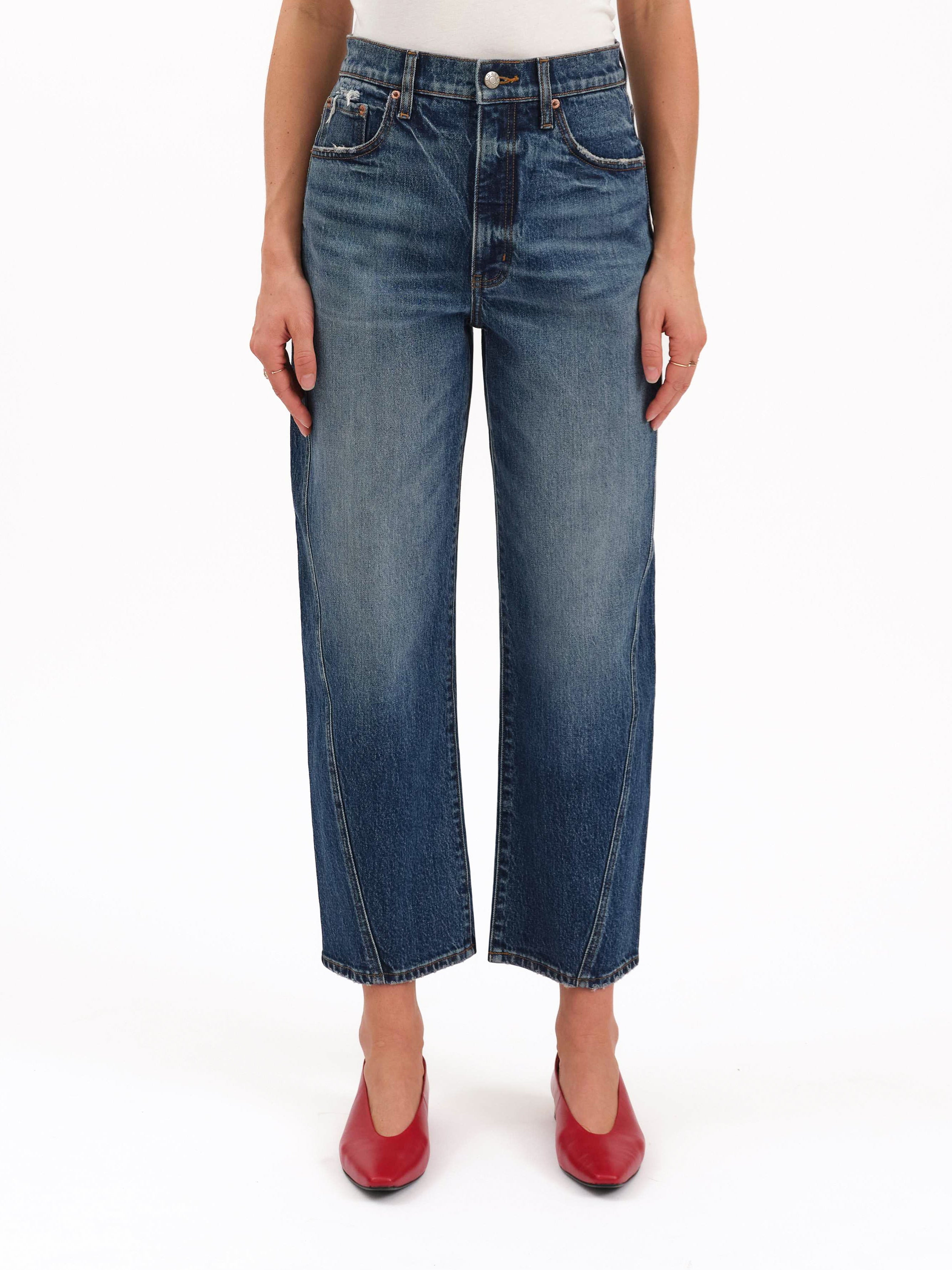 Petal and Pup USA BOTTOMS Westward Barrel Leg Jean - Authentic