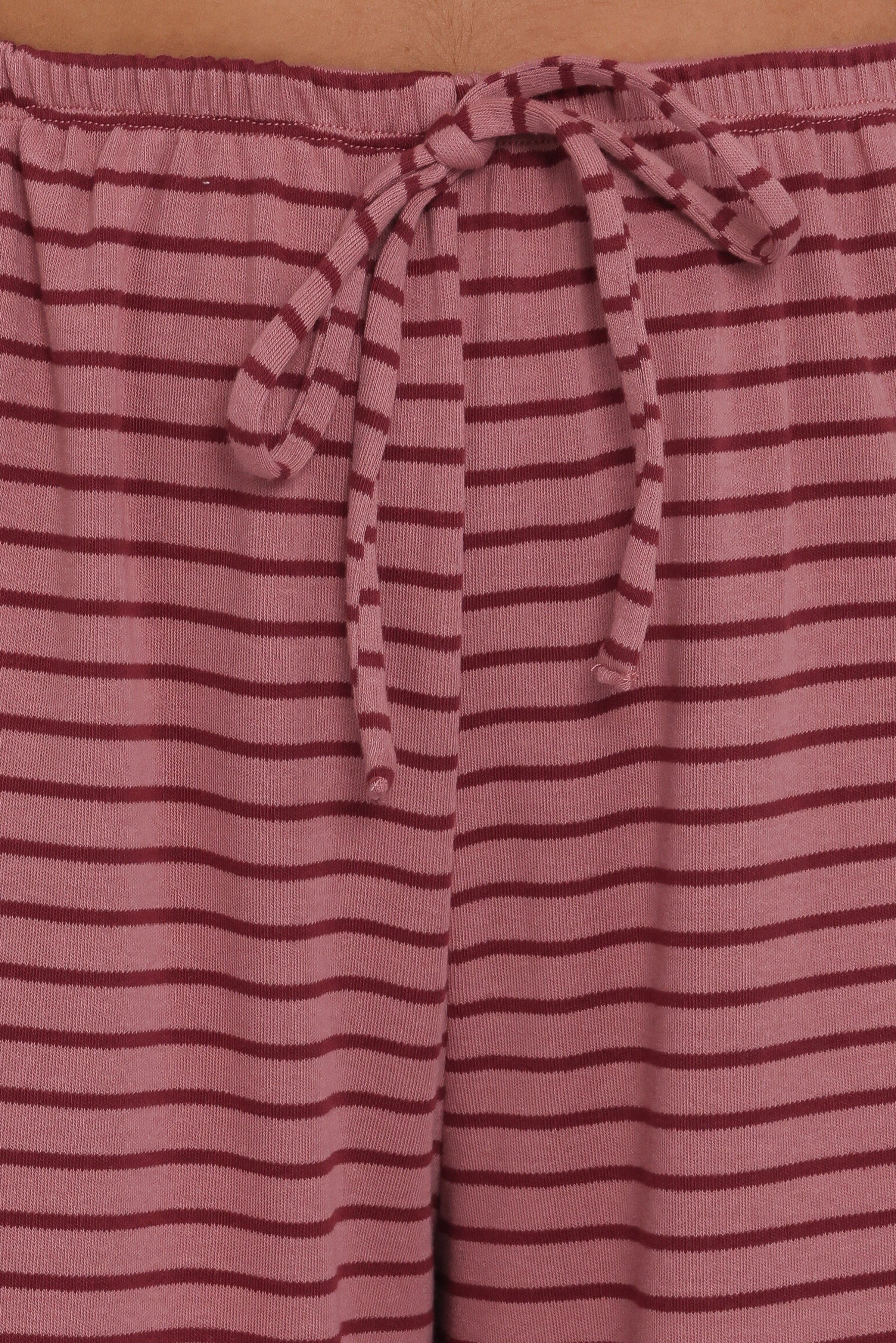 Petal and Pup USA BOTTOMS Wilda Knit Pant - Pink Red Stripe