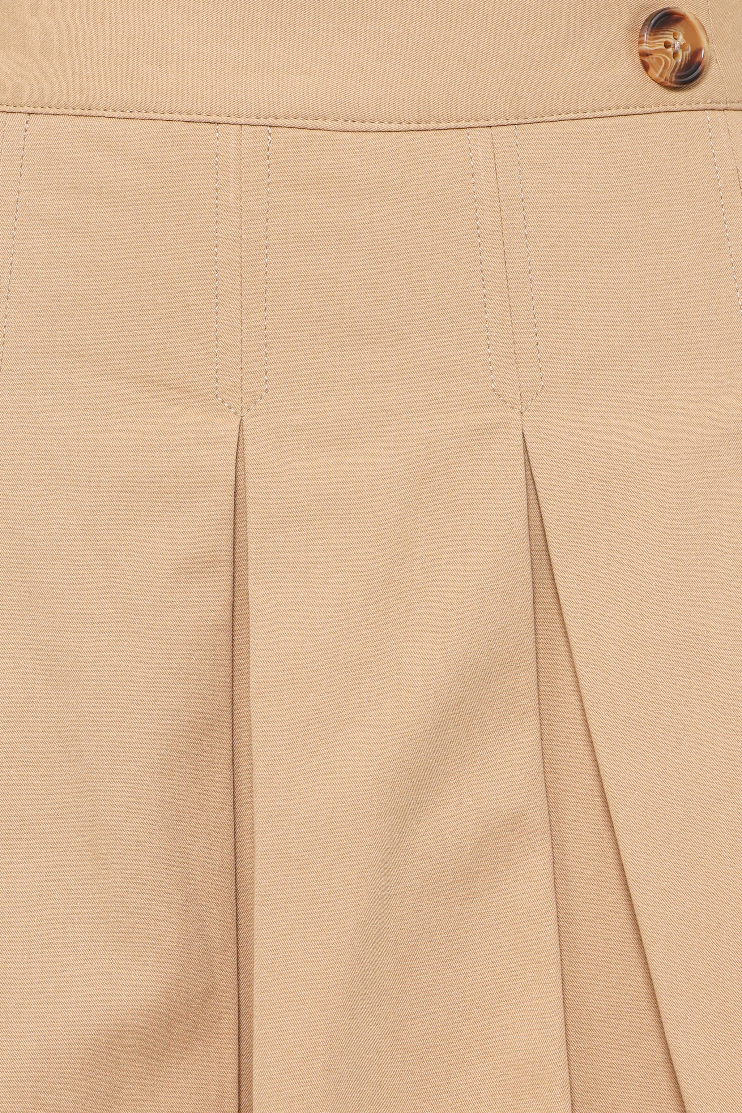 Petal and Pup USA BOTTOMS Willow Pleated Mini Skirt - Taupe