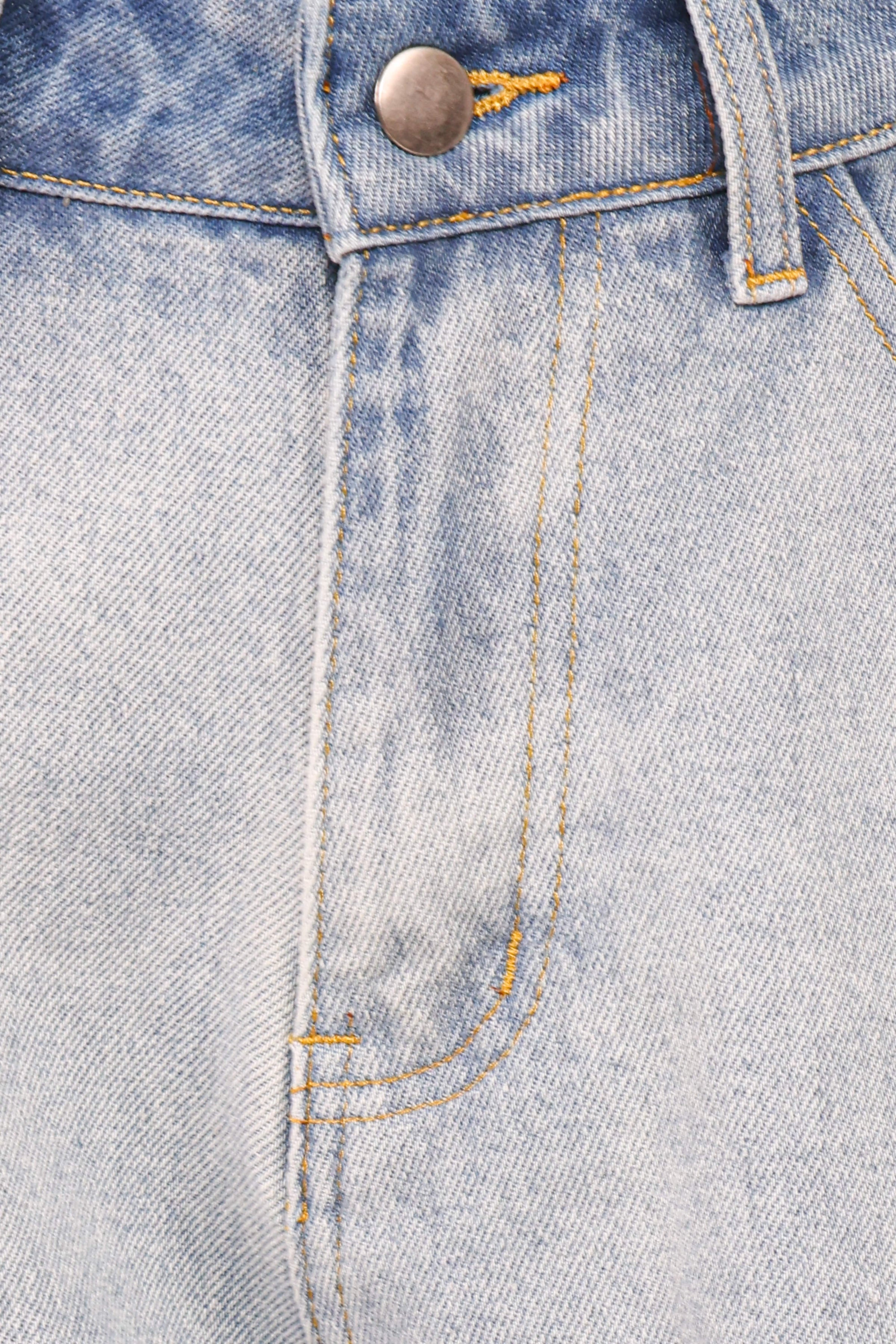 Petal and Pup USA BOTTOMS Yuri Wide Leg Jeans - Two Tone Blue