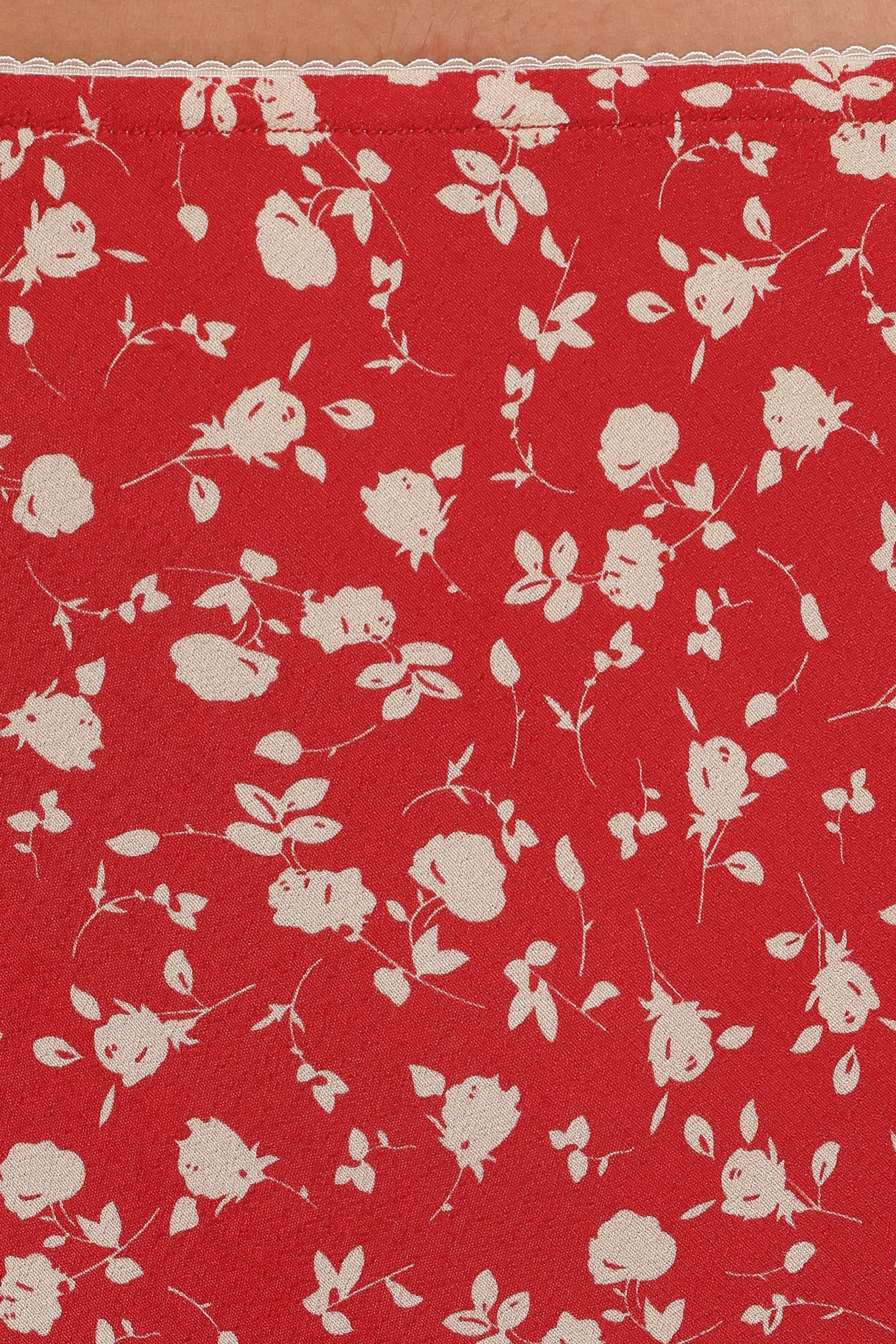 Petal and Pup USA BOTTOMS Zoella Maxi Skirt - Red Floral