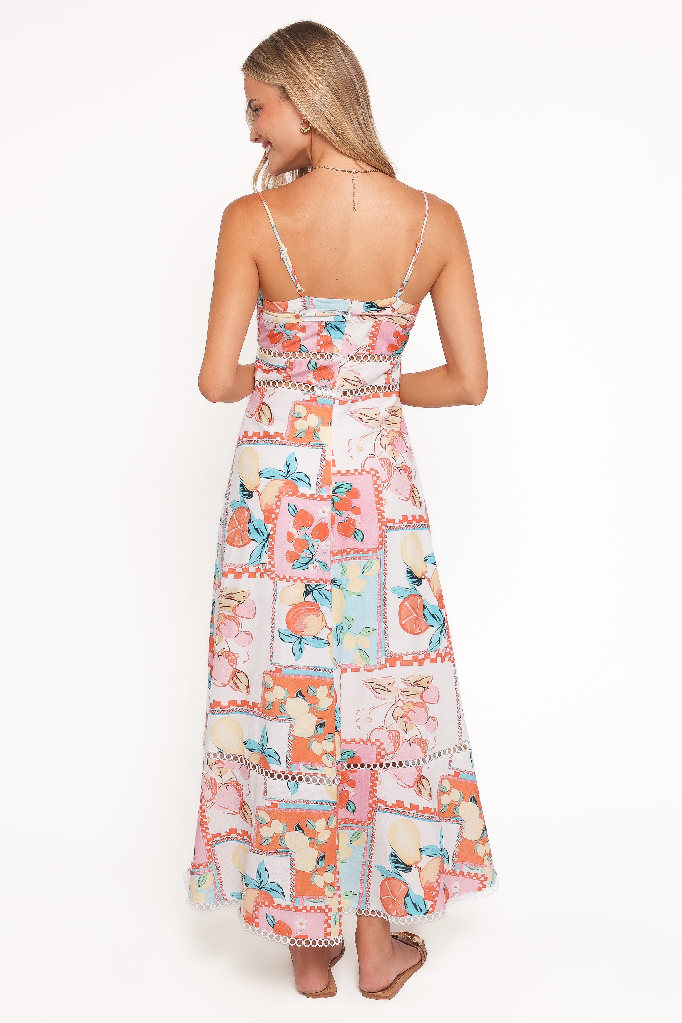 Petal and Pup USA DRESSES Adalynn Maxi Dress - Fruit Print