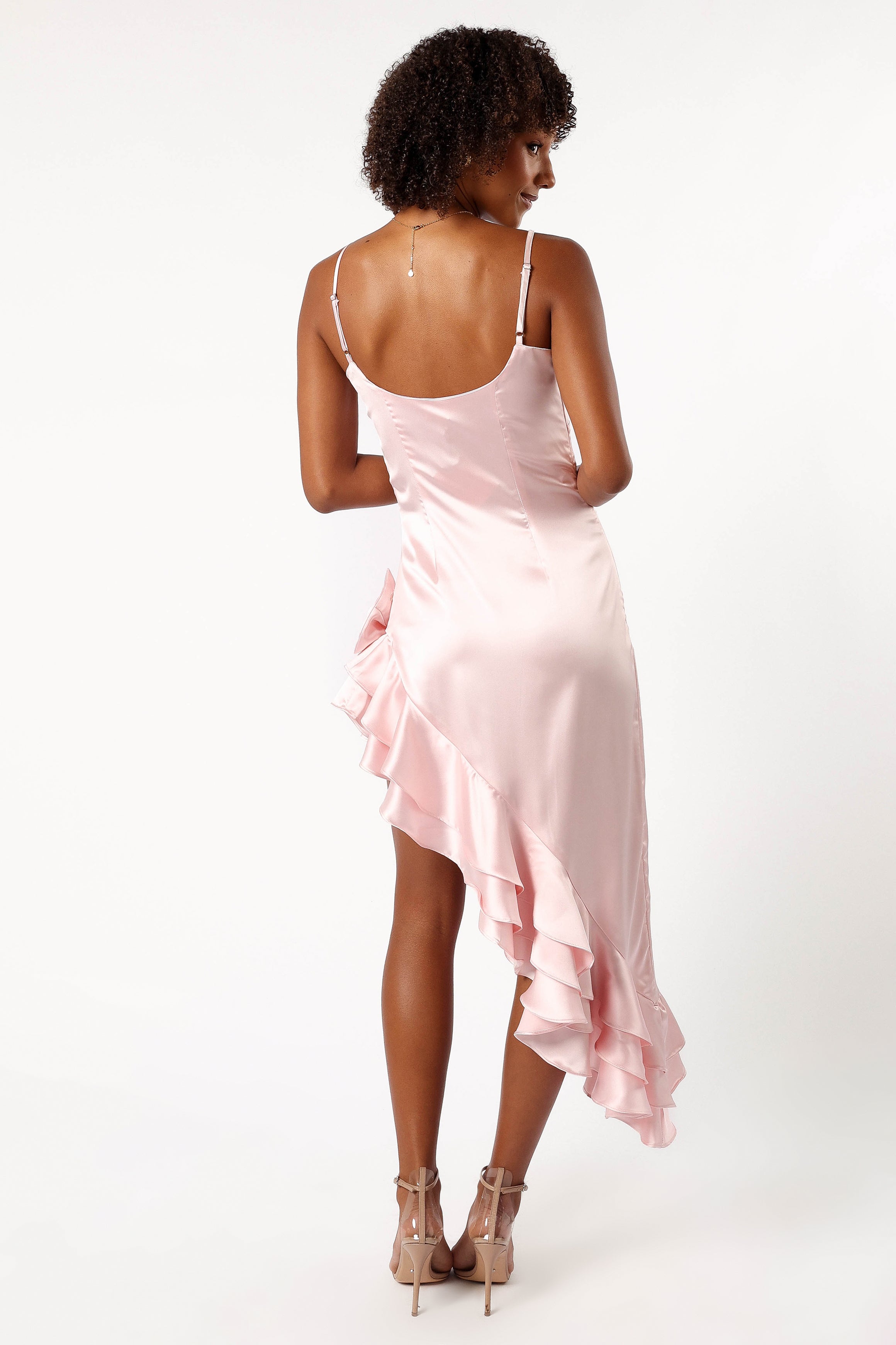 Petal and Pup USA DRESSES Addie Midi Dress - Light Pink