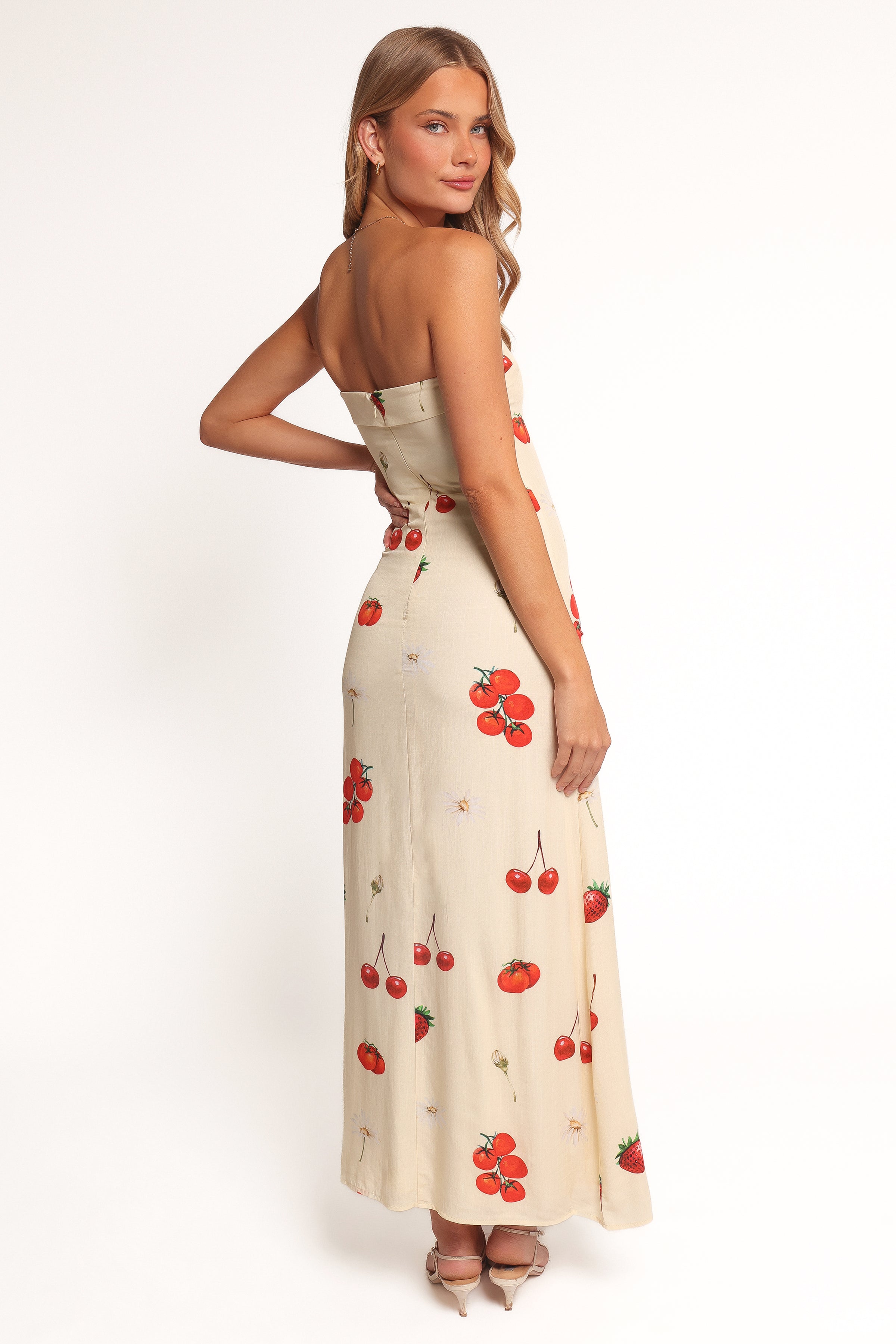 Petal and Pup USA DRESSES Adela Maxi Dress - Tomato Print