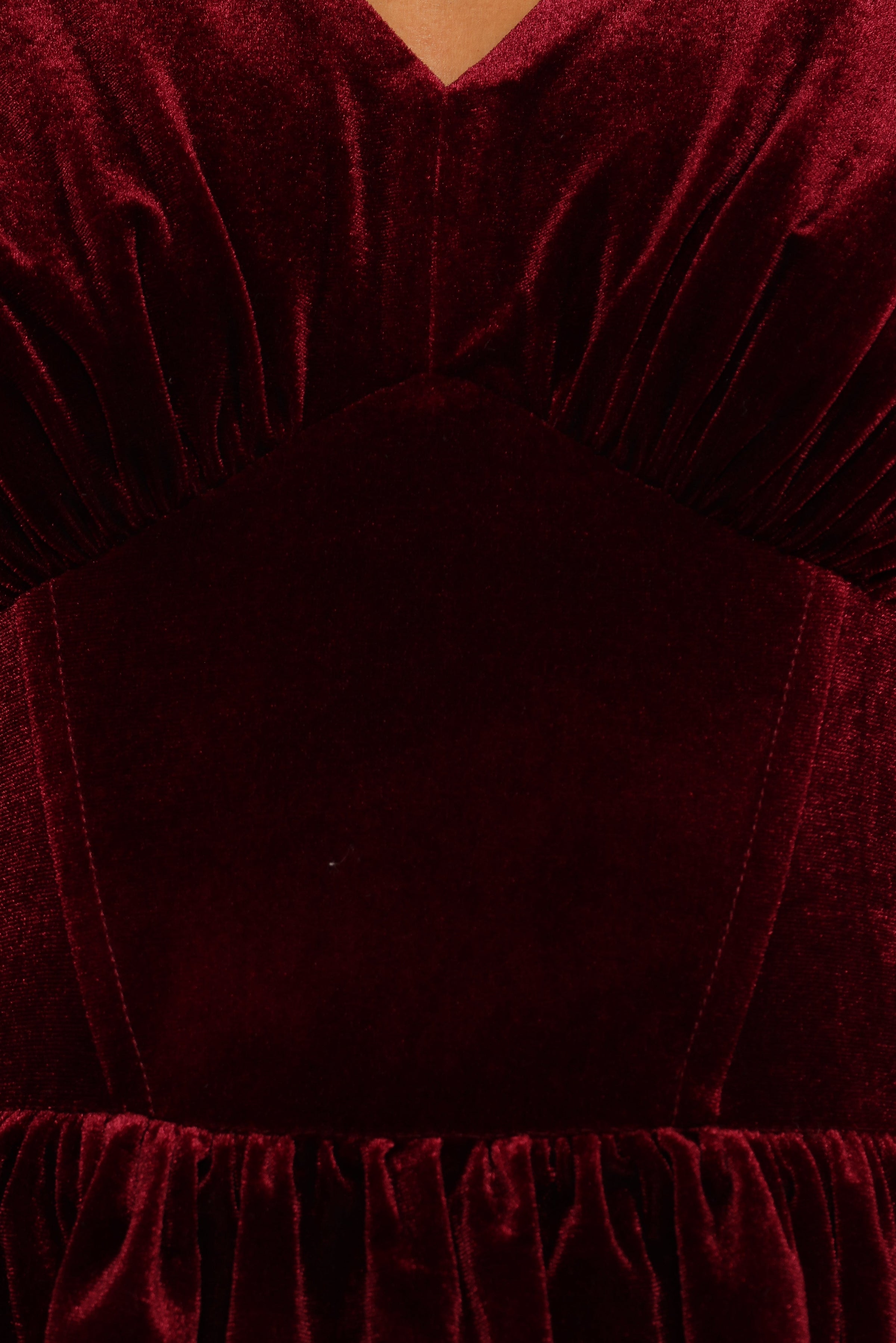 Petal and Pup USA DRESSES Agnes Mini Dress - Wine