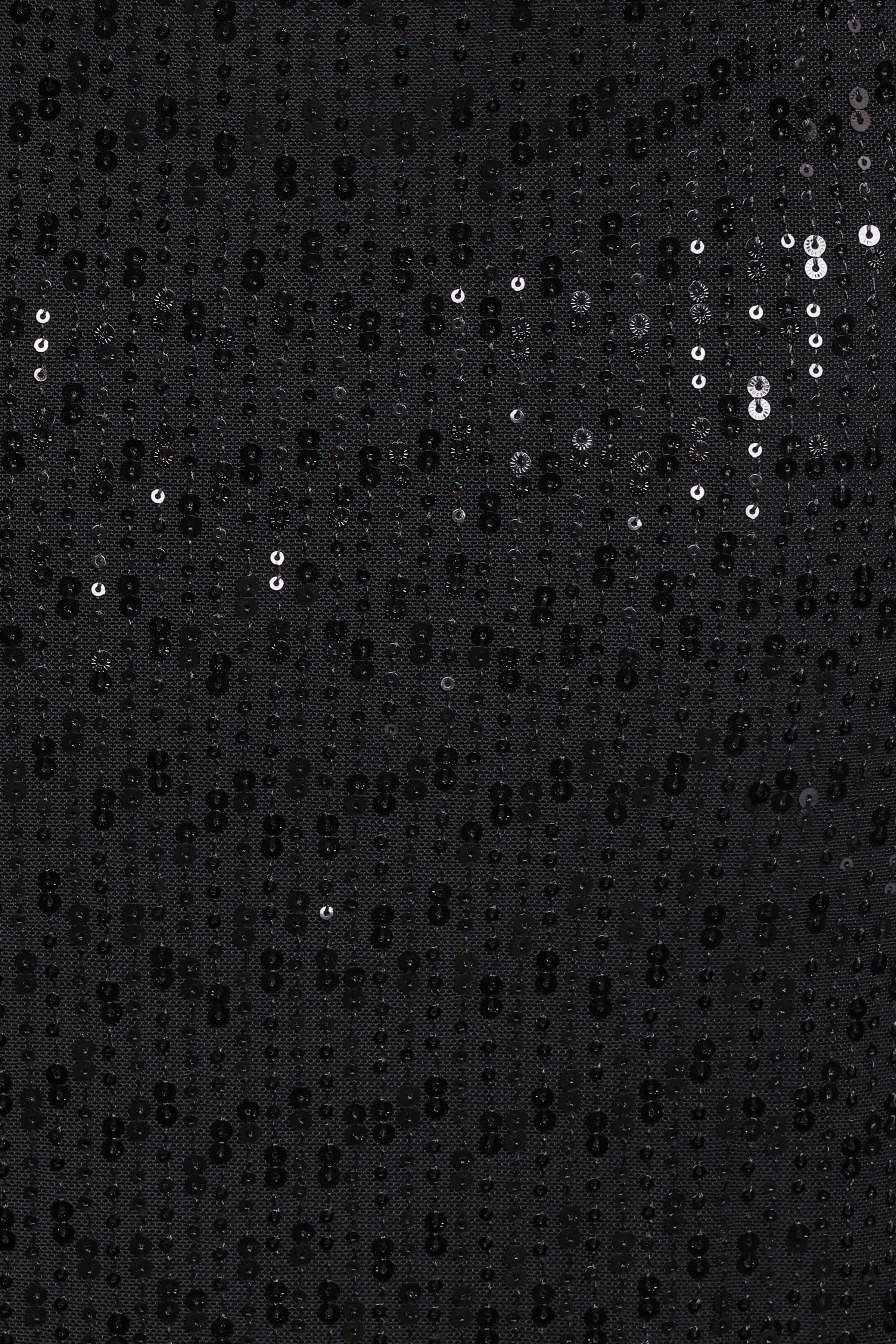 Petal and Pup USA DRESSES Agnes Strapless Sequin Maxi Dress - Black