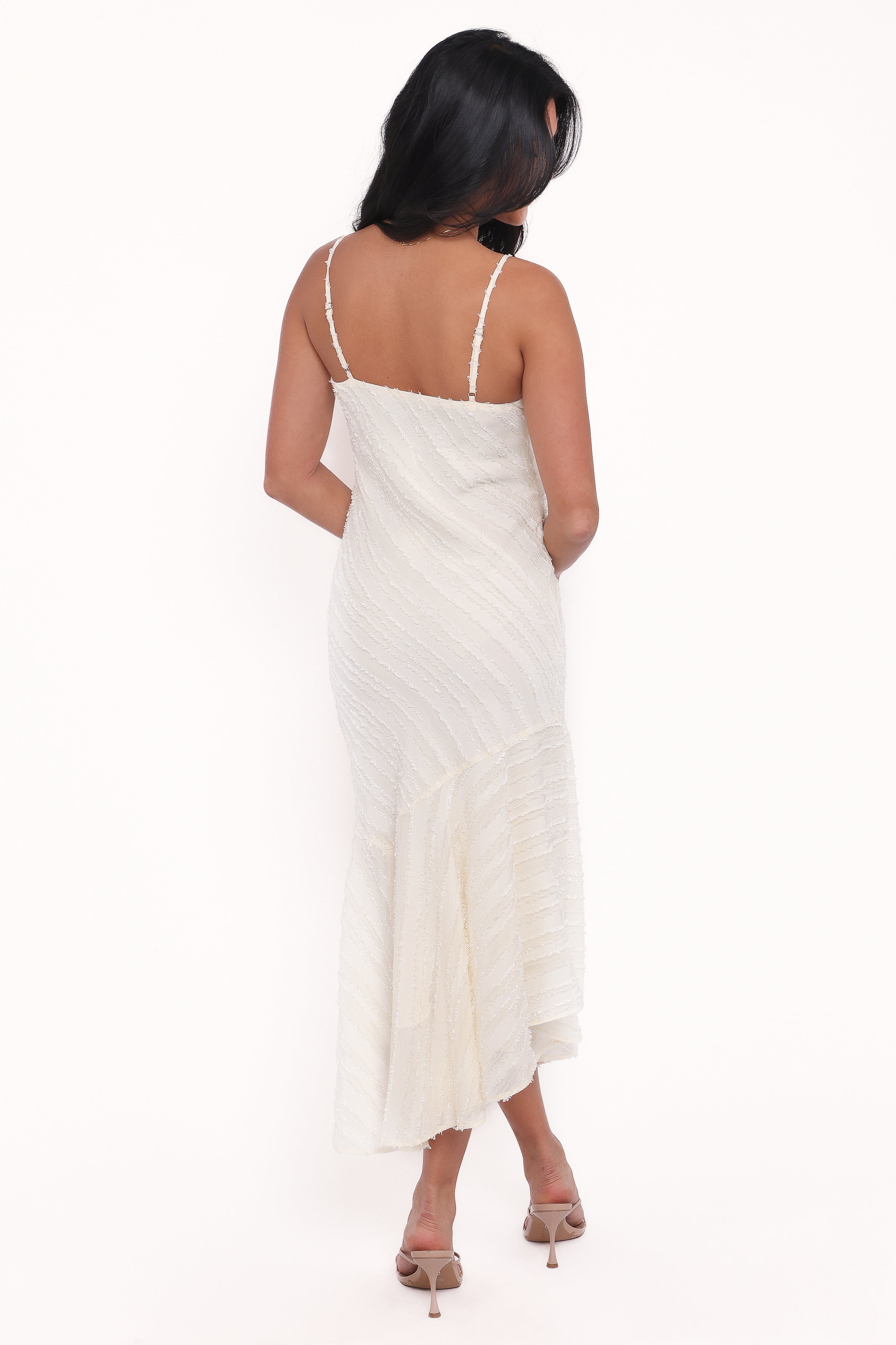 Petal and Pup USA DRESSES Aileen Midi Dress - Cream