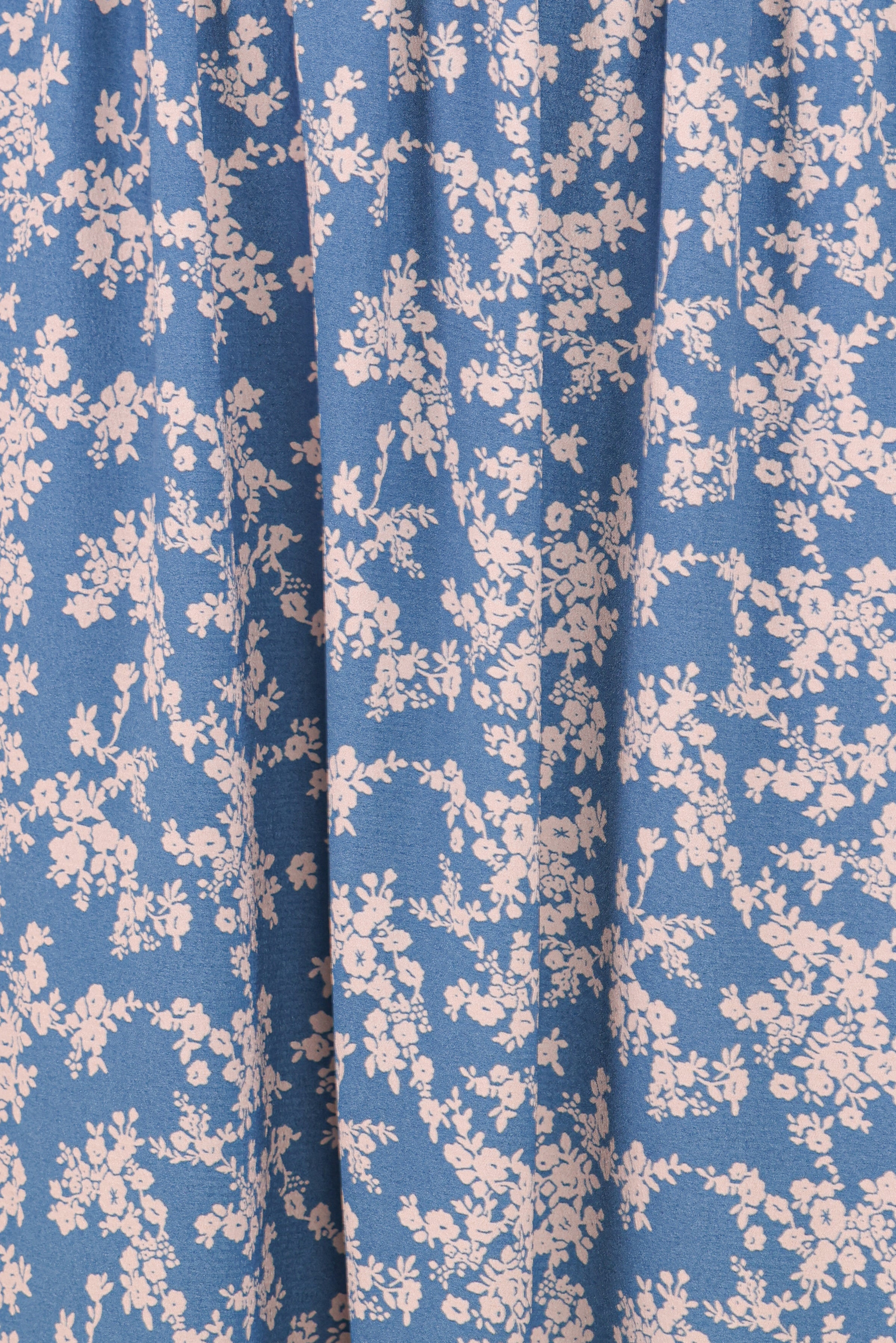 Petal and Pup USA DRESSES Aine Midi Dress - Blue Floral