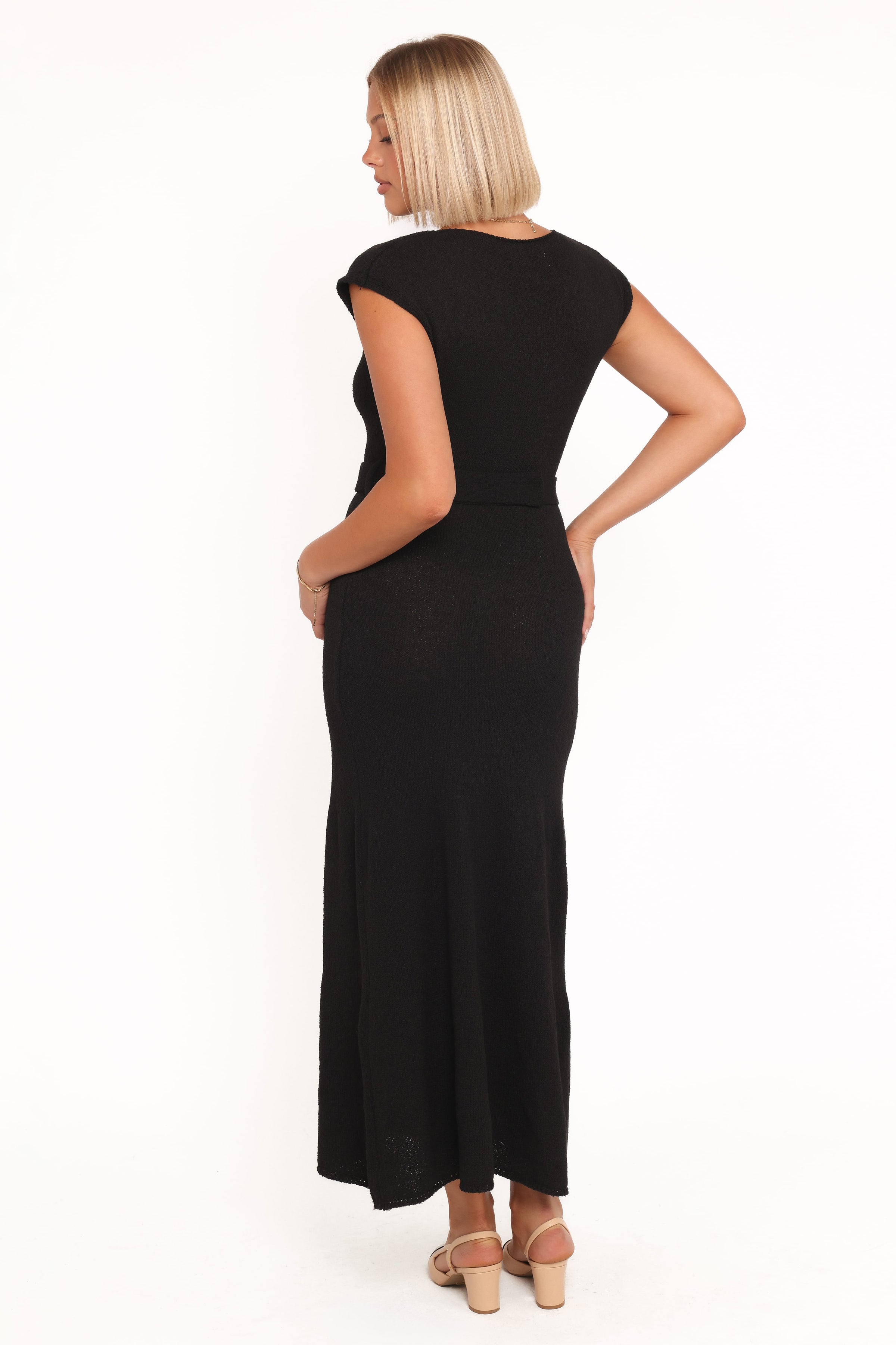 Petal and Pup USA DRESSES Alberta Midi Dress - Black